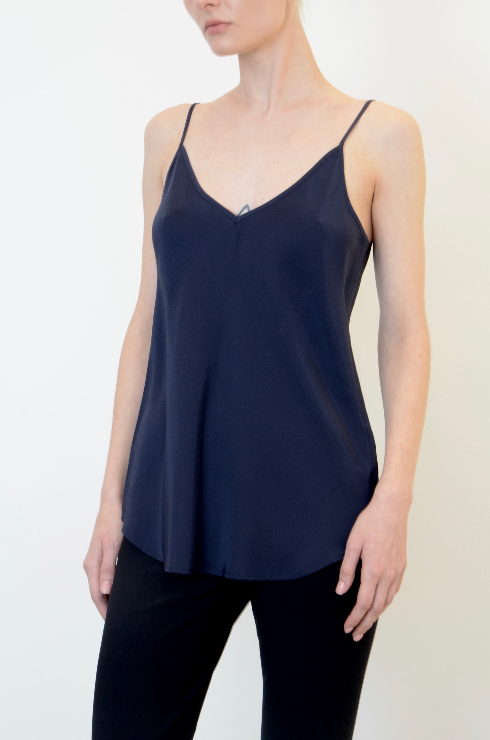 Silk Bias Camisole - HENRIETTA F3 Top General Orient Cobalt P