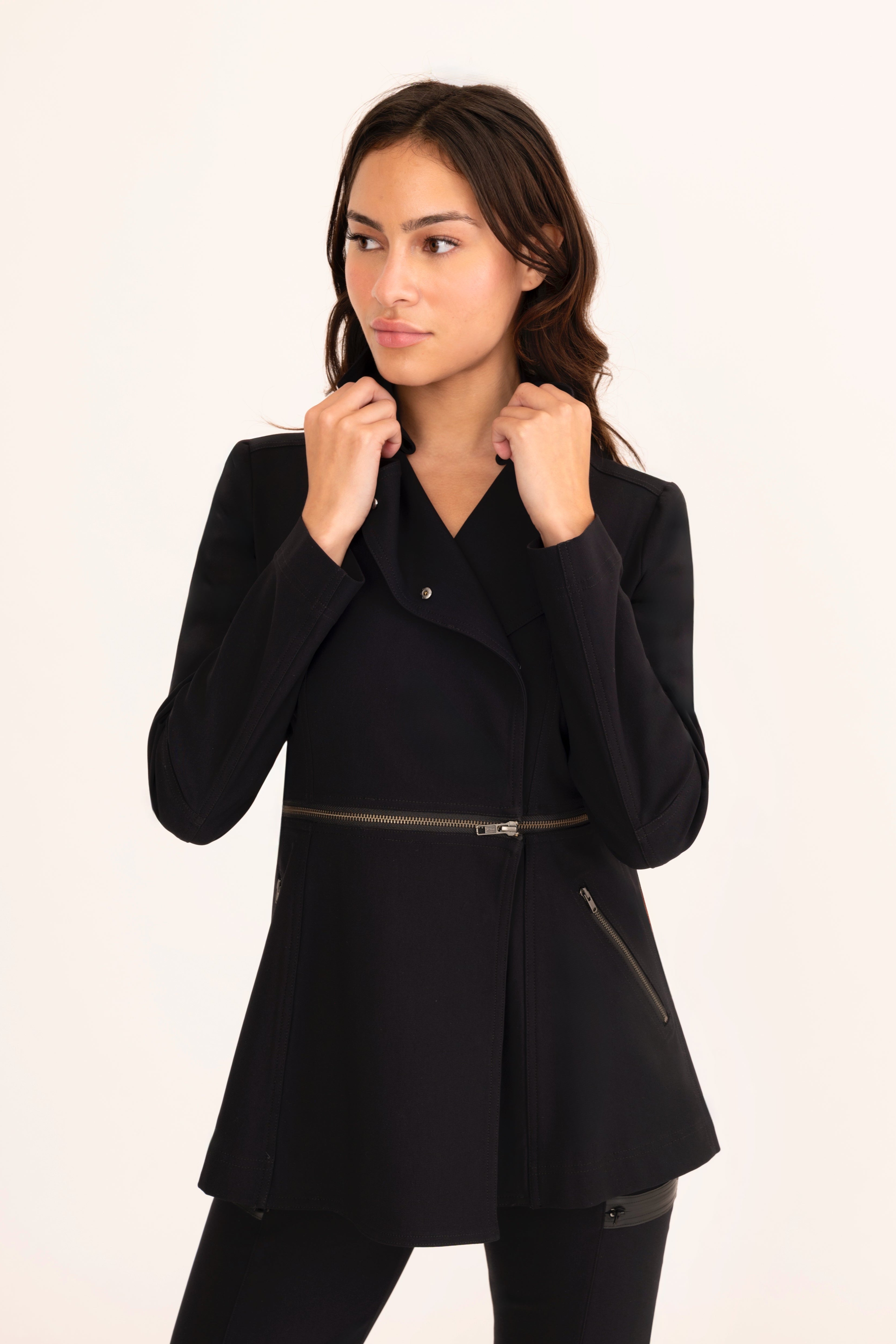 Tech Stretch Zip Off Moto Jacket - WILLMOTT Coat GENERAL ORIENT