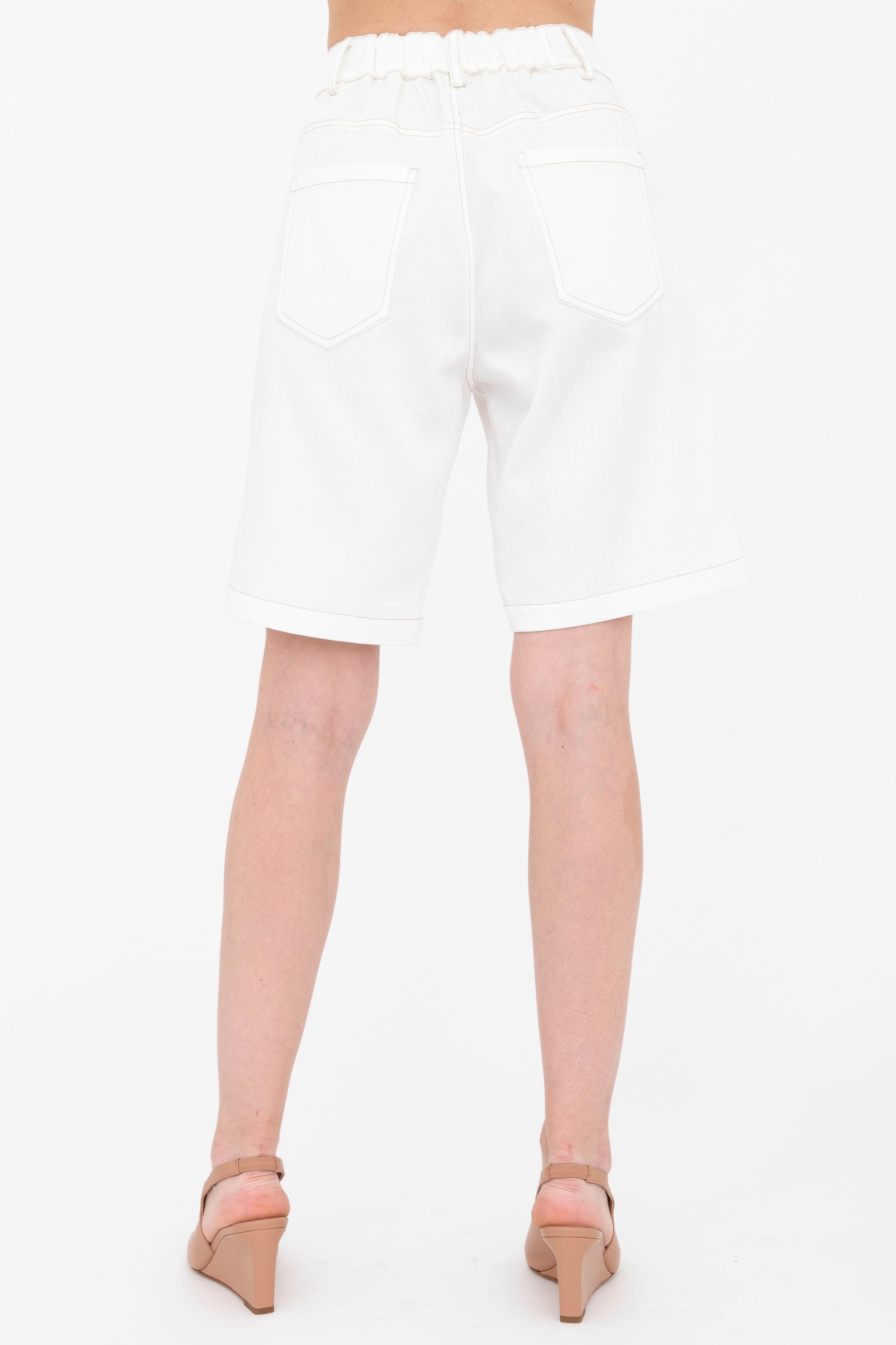 Eco Slub Denim Bermuda Short - BENNETT Pant GENERAL ORIENT