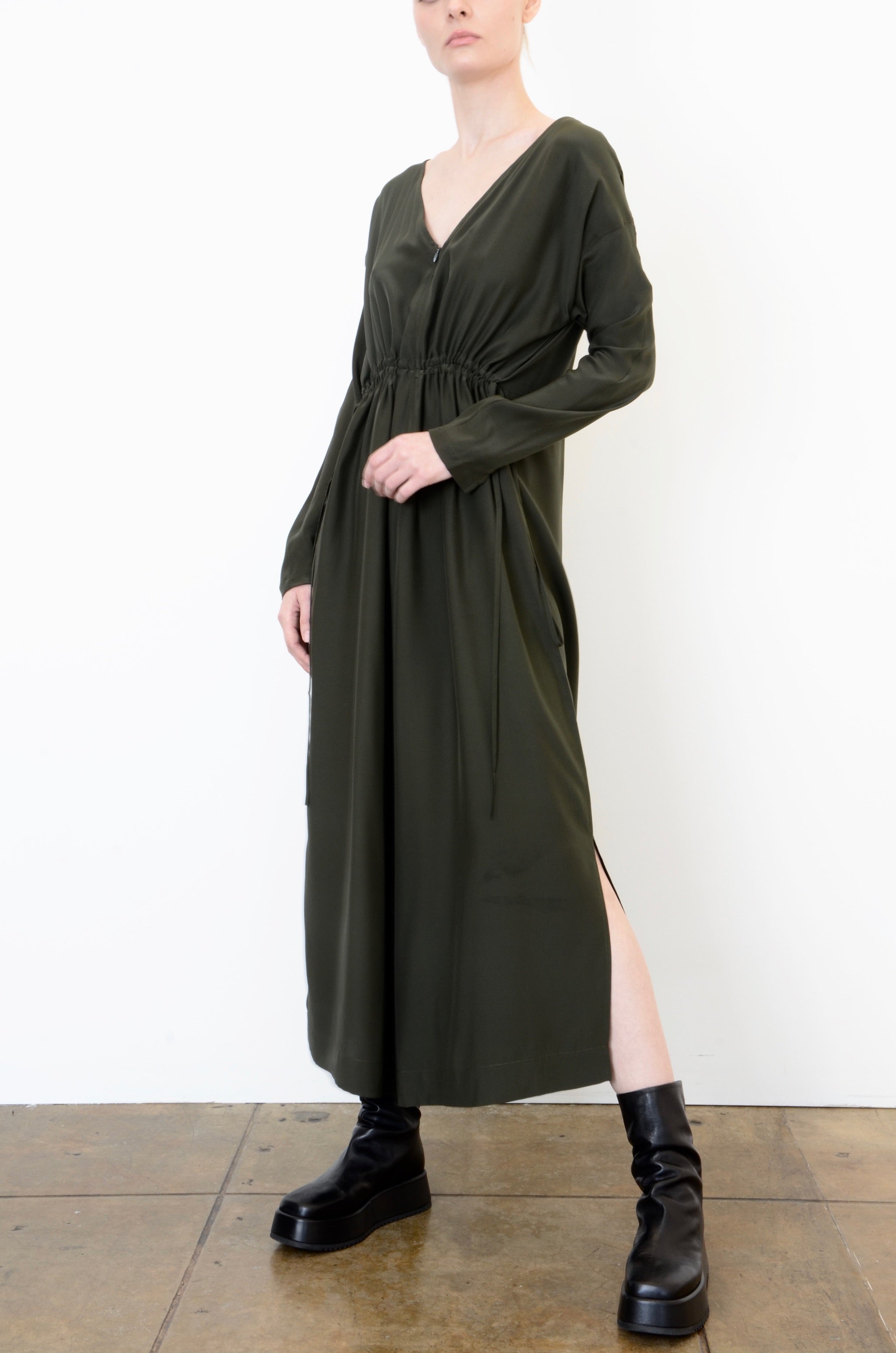 Silk Reversible Easy Jumpsuit - WINSTELLE Jumpsuit General Orient Black P