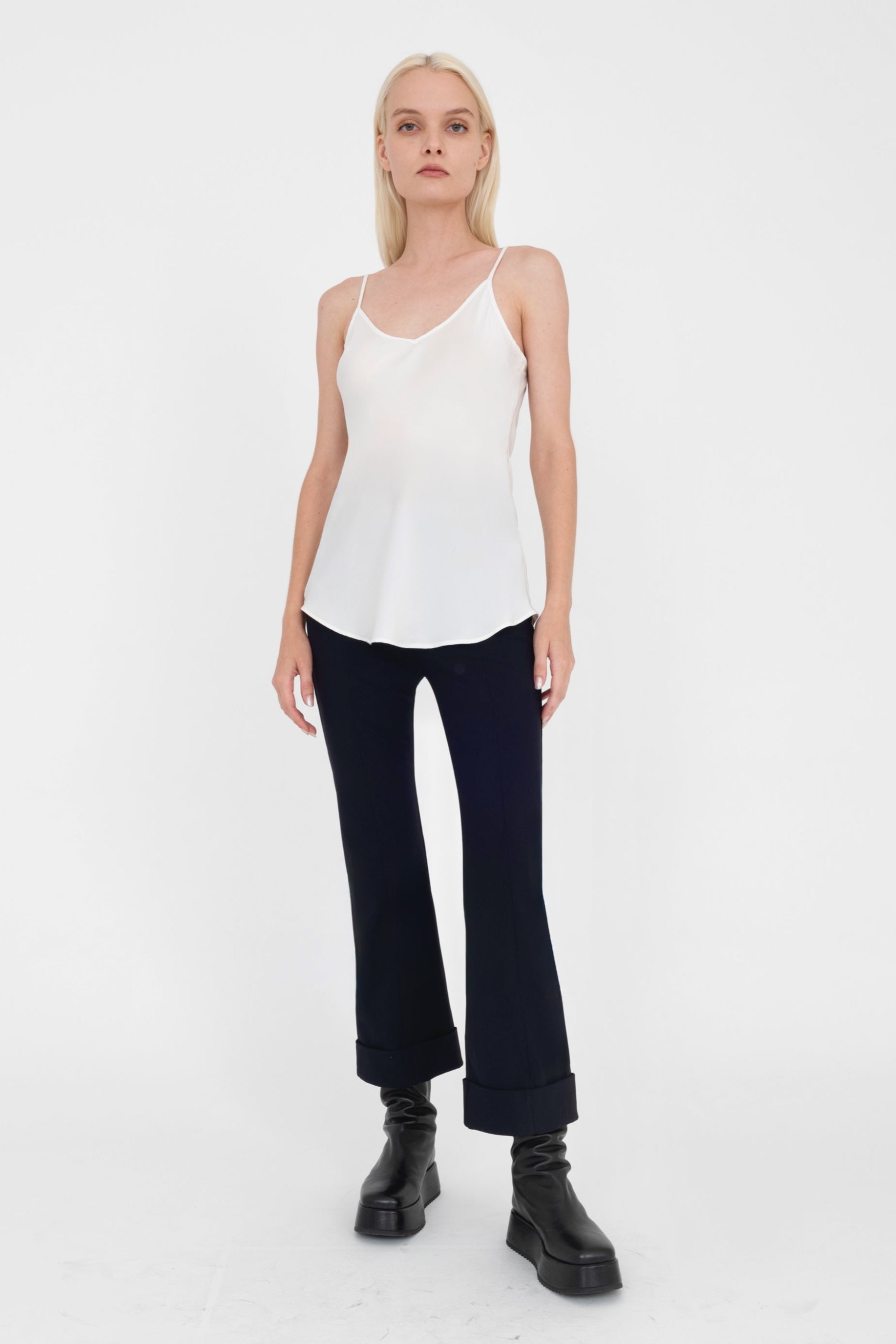 Tech Stretch Cropped Cuffed Pant - VERDELL CORE STYLEM
