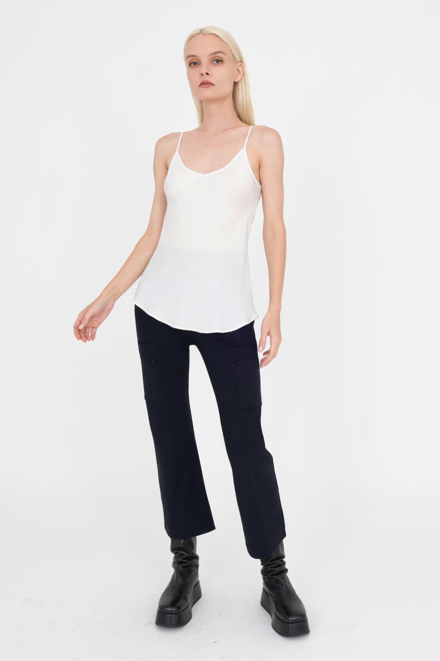 Tech Stretch Cropped Flare Pant with Utility Pockets - VISTA CORE Pant STYLEM