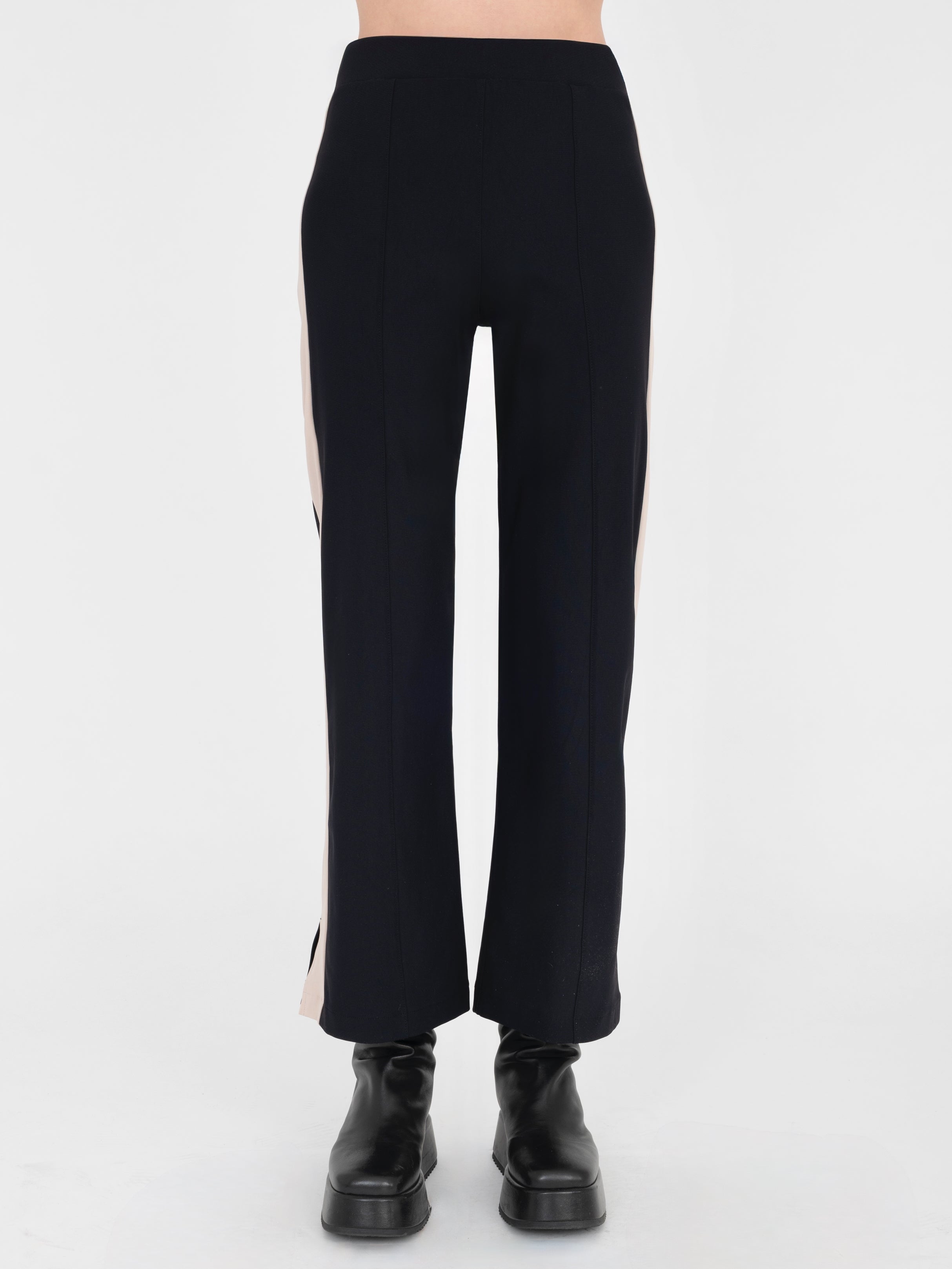 Tech Stretch Cropped Pant with Side Contrast Stripe - BOBBI Pant STYLEM
