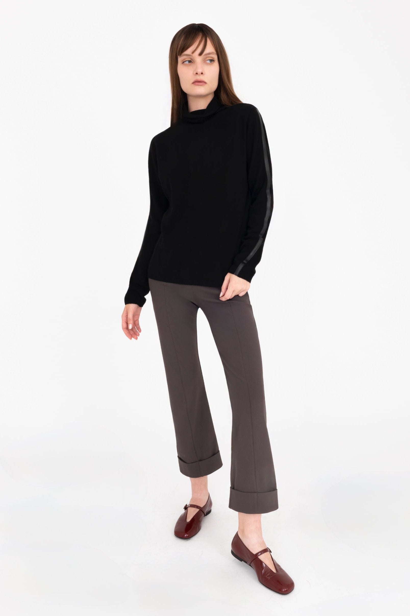 Tech Stretch Cropped Cuffed Pant - VERDELL Pant STYLEM