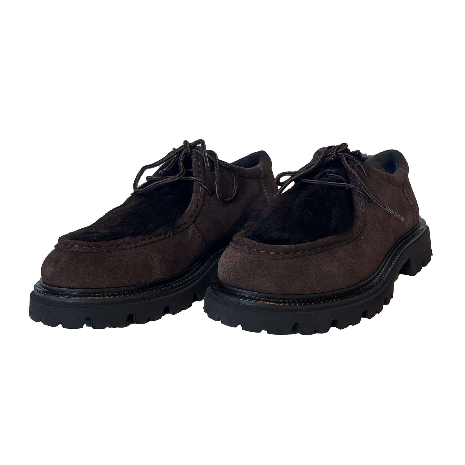 Calf Hair Lace Up Loafer with E.V.A. Sole Shoes Kjore Project