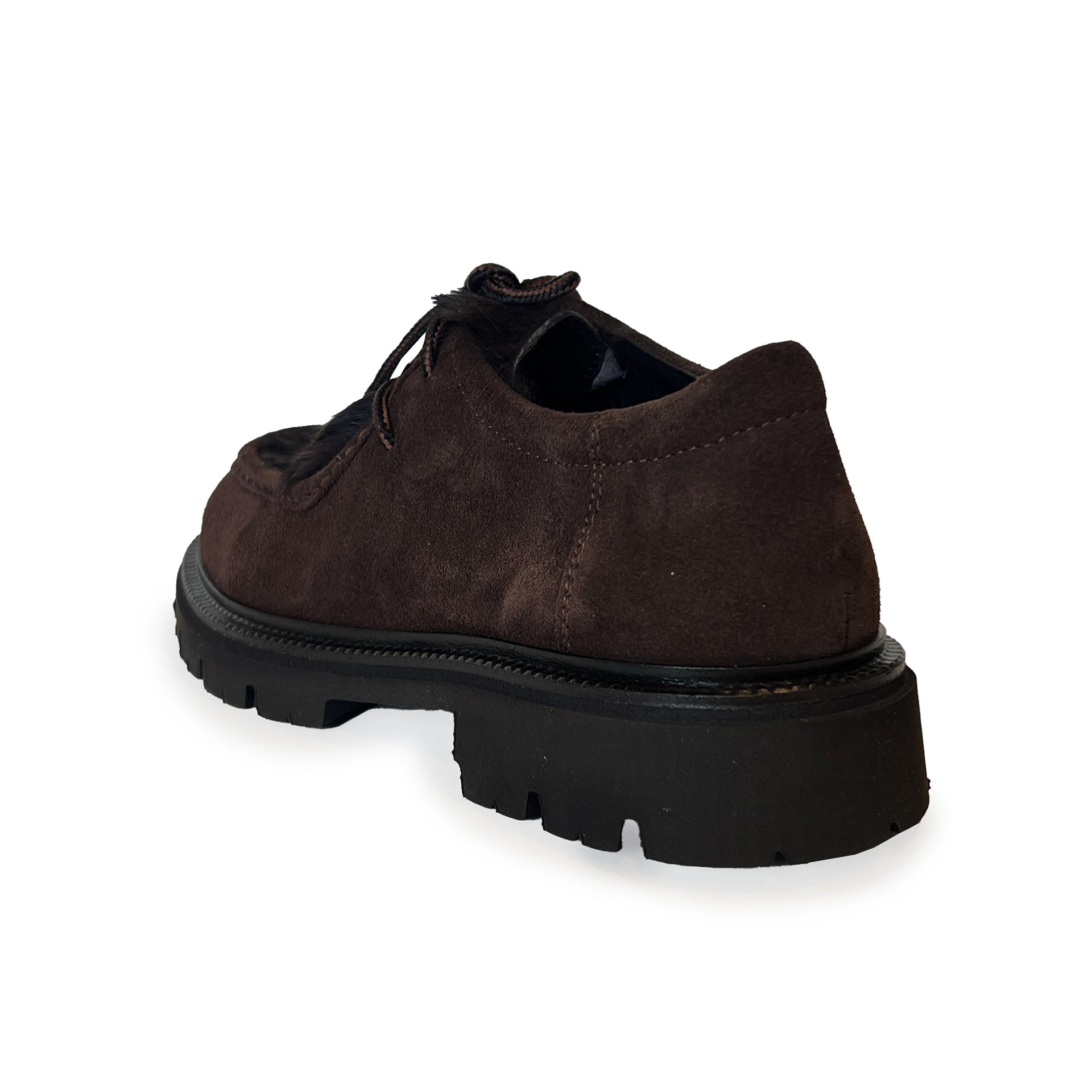 Calf Hair Lace Up Loafer with E.V.A. Sole Shoes Kjore Project