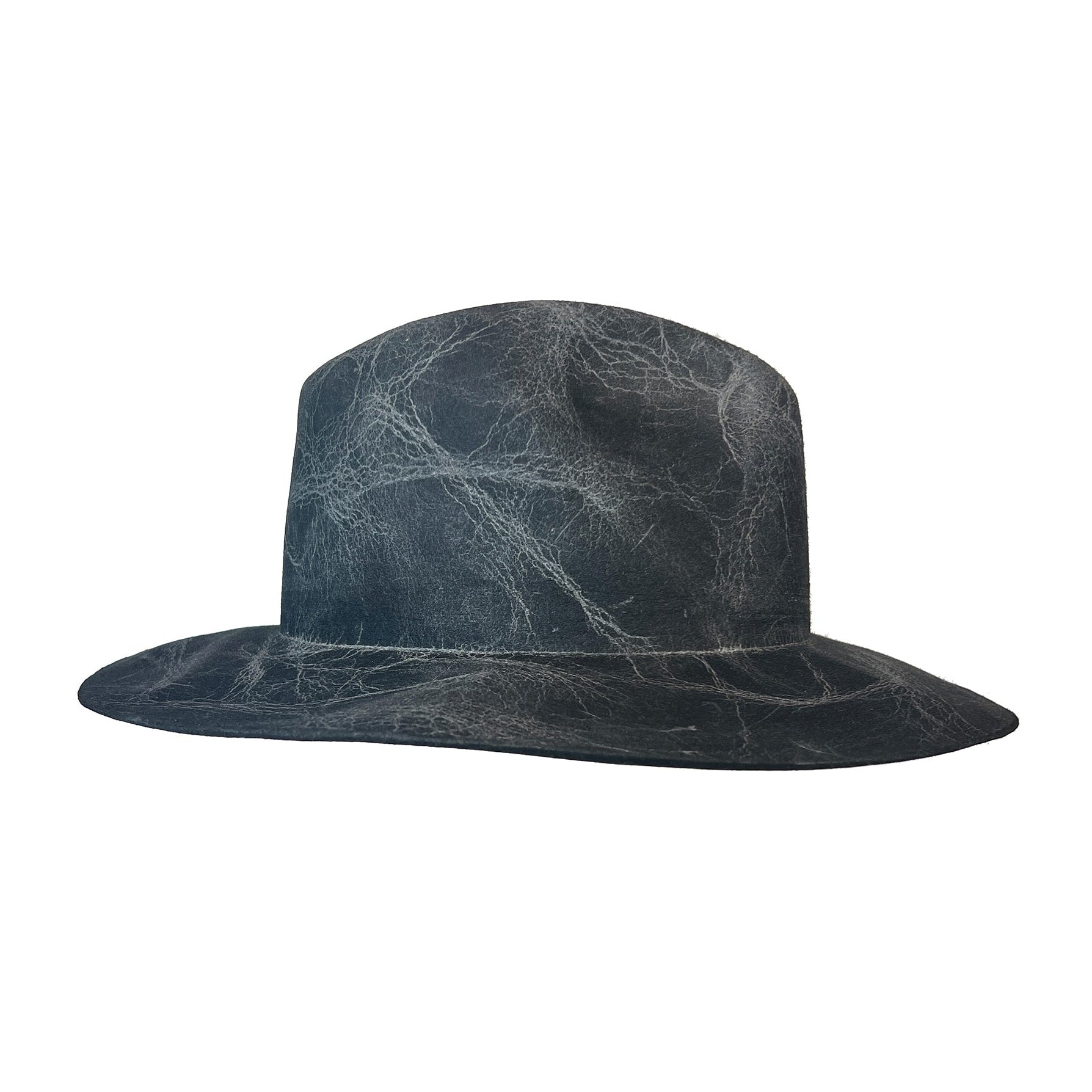 Waxed Lapin Felt Fedora Hat - HAILEY Hat Reinhard Plank