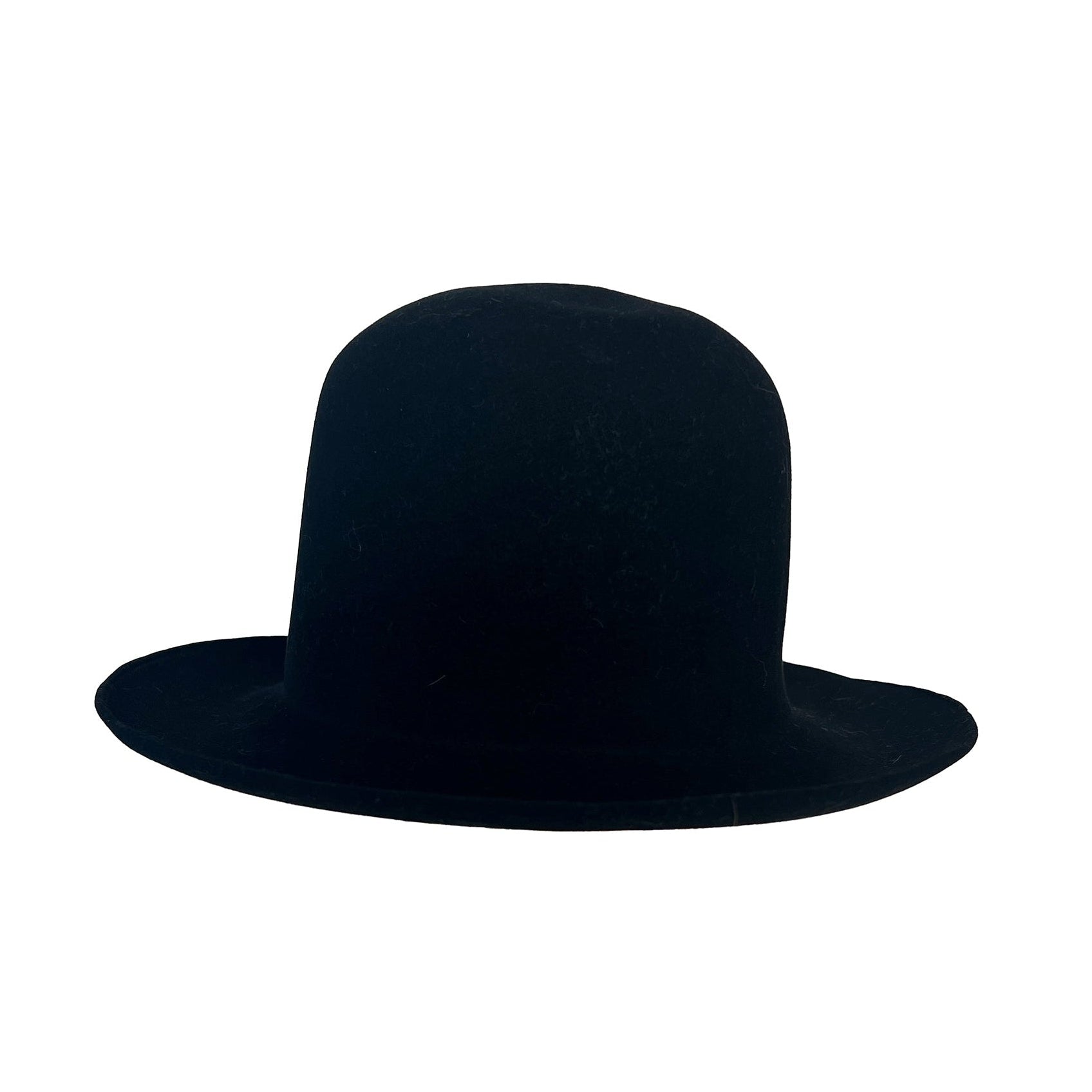 Lapin Felt Deep Derby Hat - WALKER Hat Reinhard Plank Black Lapin Felt OS