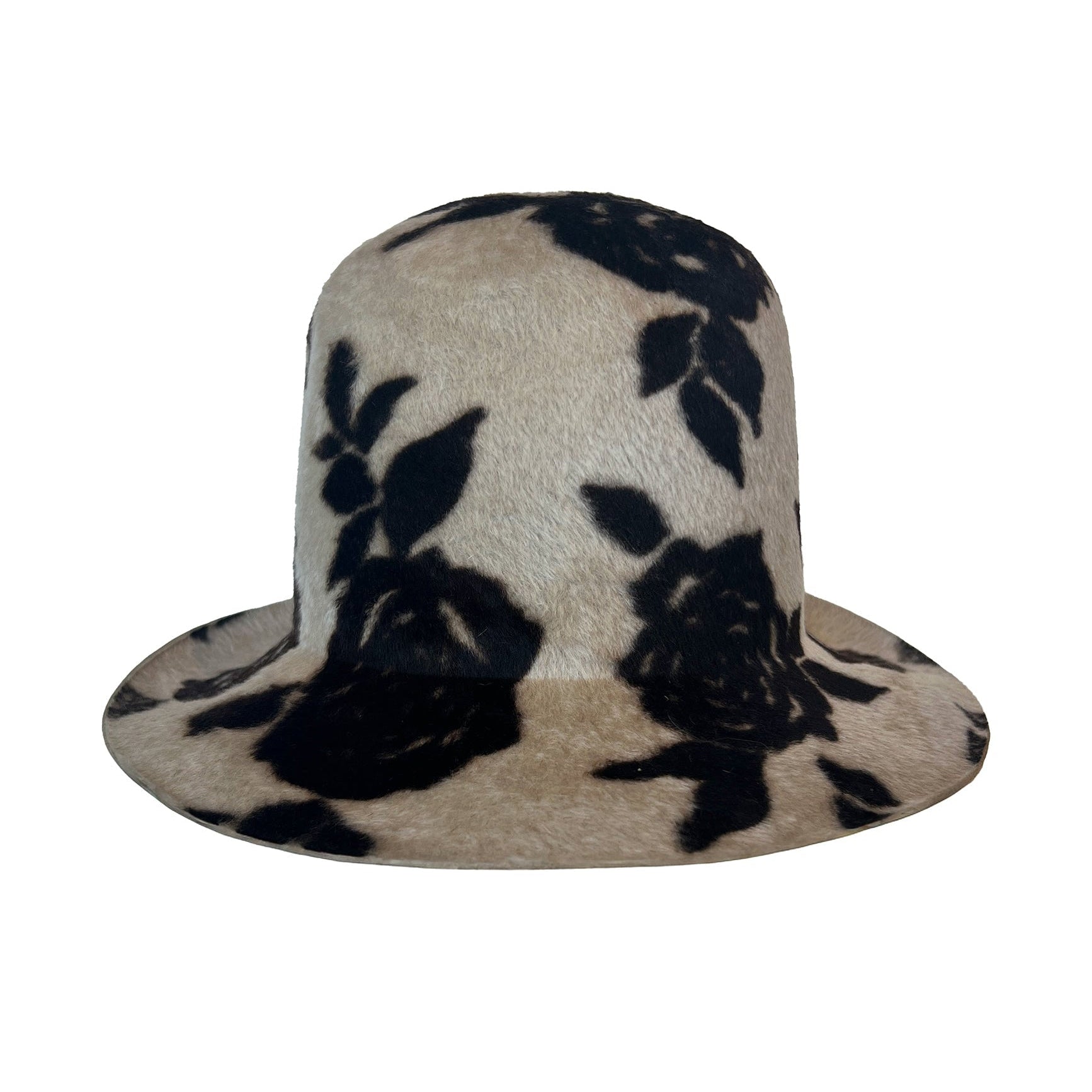 Printed Lapin Felt Deep Derby Hat - JOSIE Hat Reinhard Plank