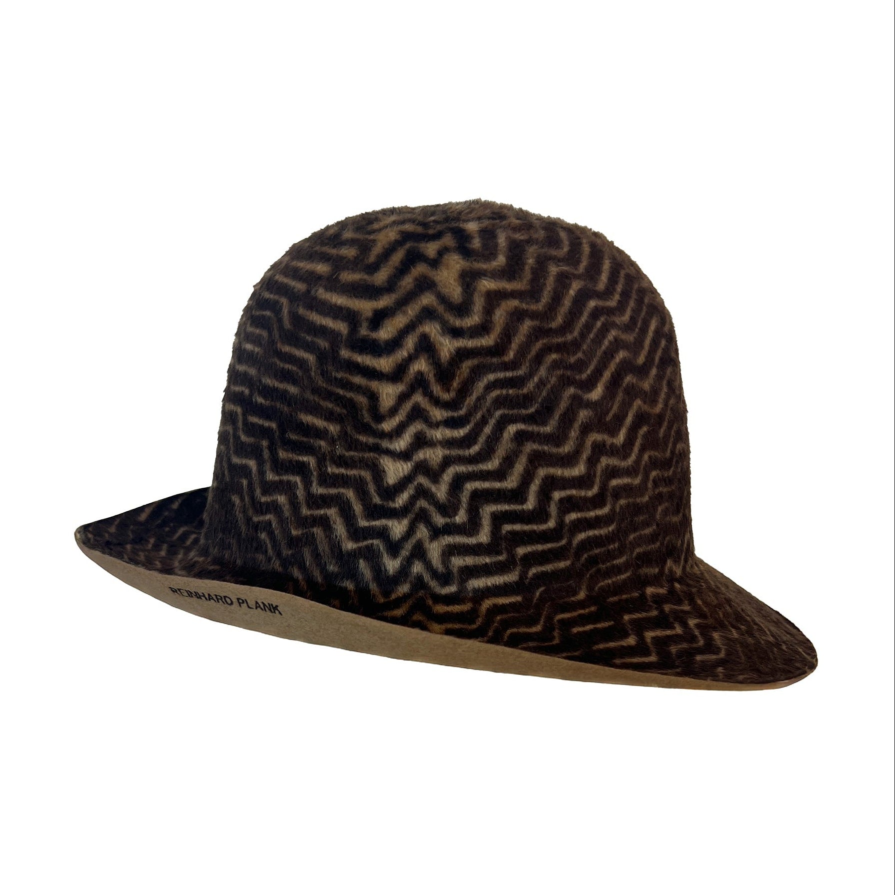 Printed Lapin Felt Deep Derby Hat - JOSIE Hat Reinhard Plank