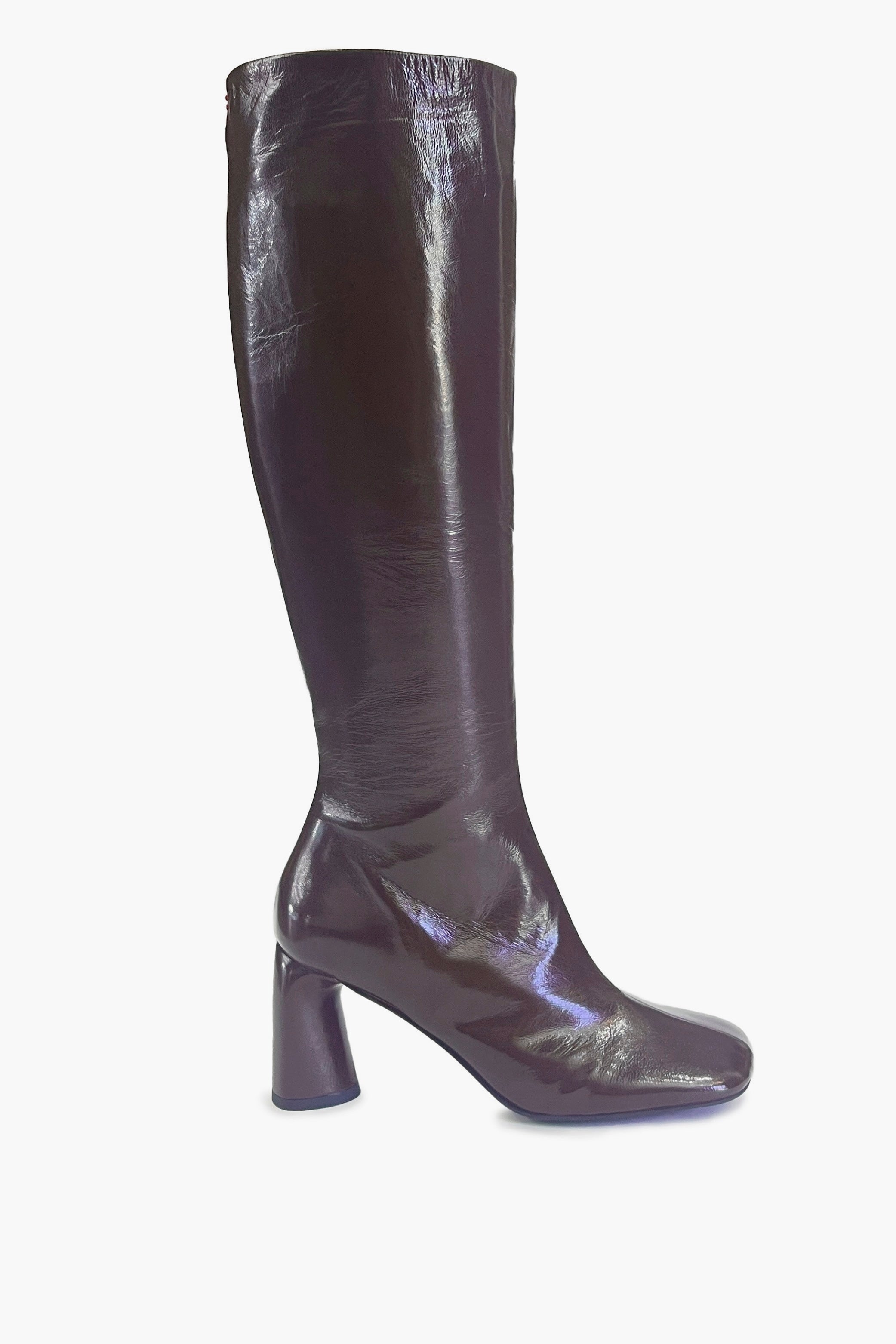 Brown Knee High High Heel Boots