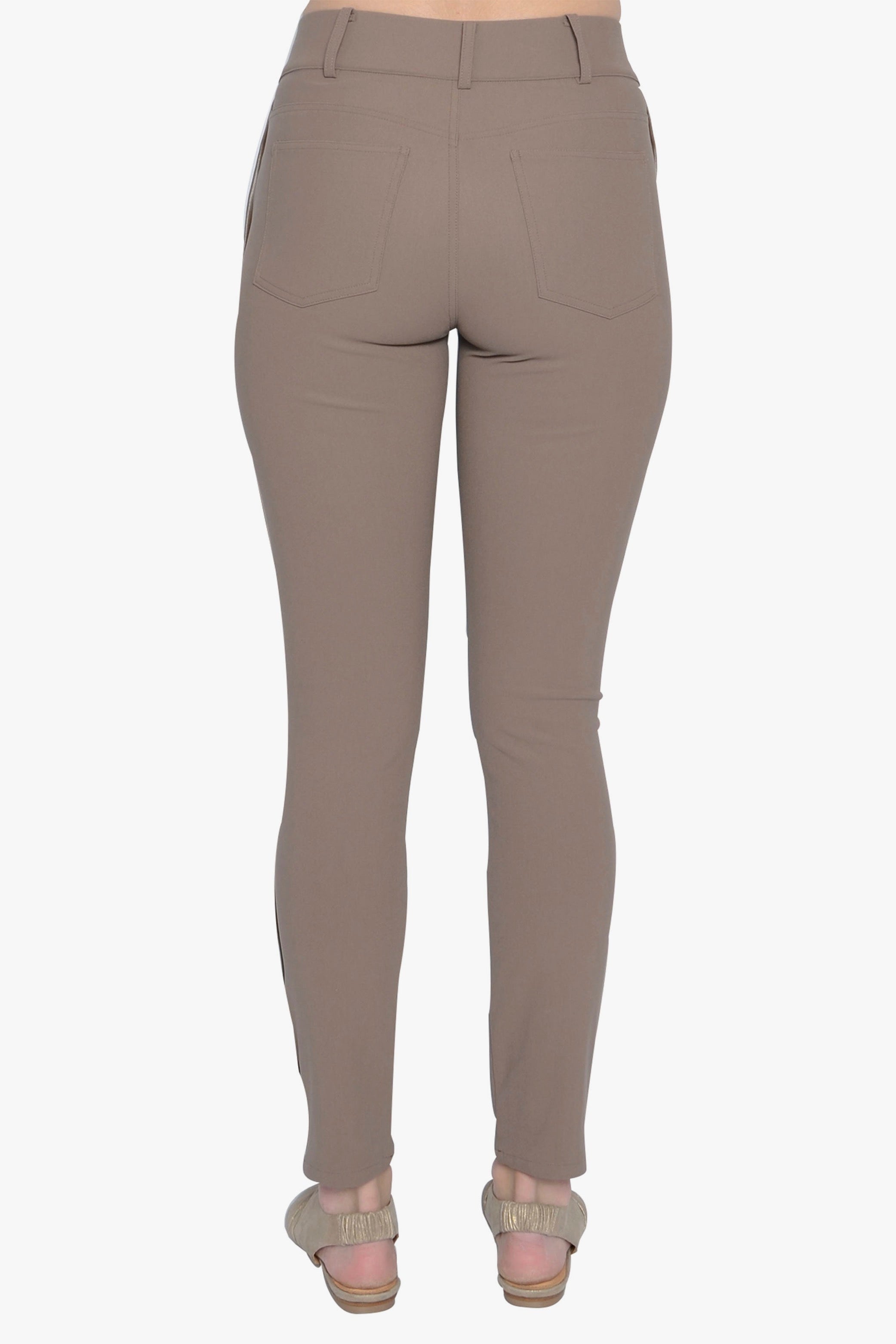Brown pants on a white background