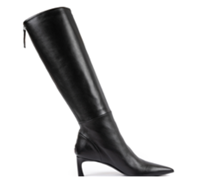 Kitten heel knee high 2025 black boots