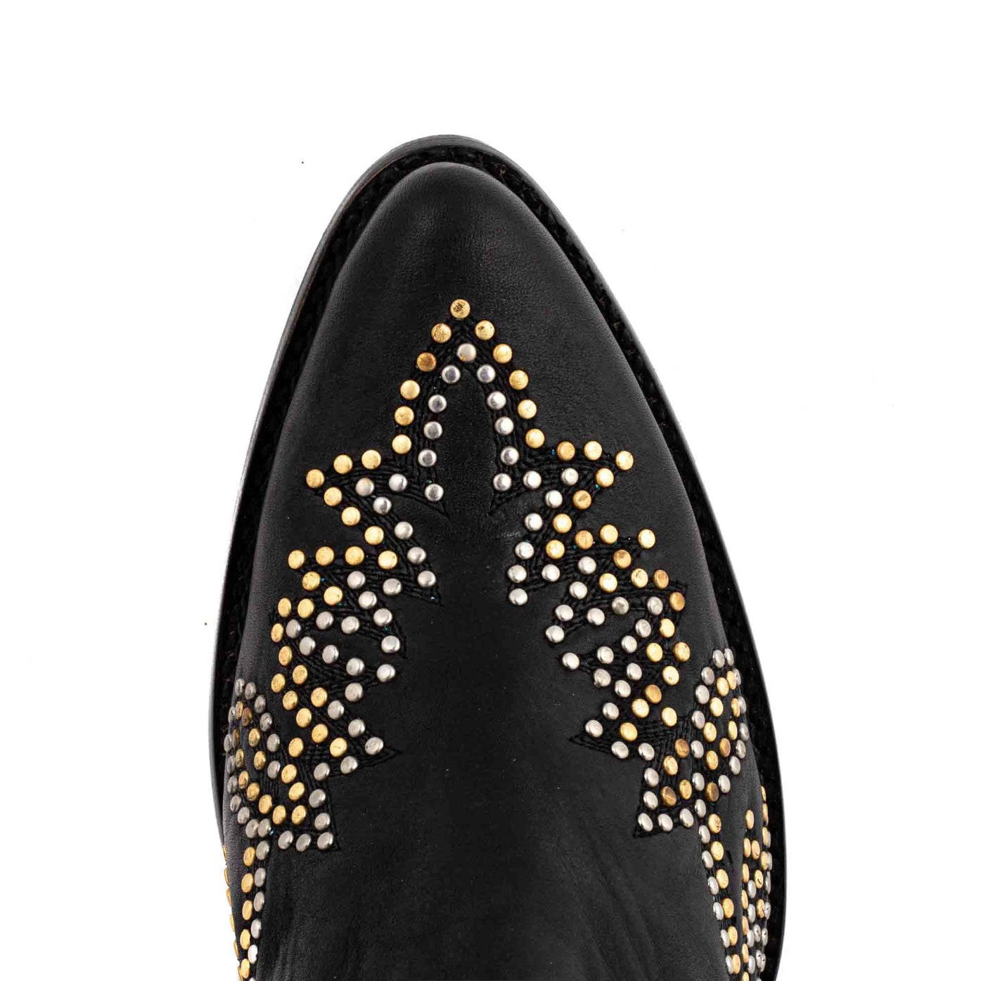 Cowboy Pointed Toe Ankle Boots - Rancher Shoes Mexicana