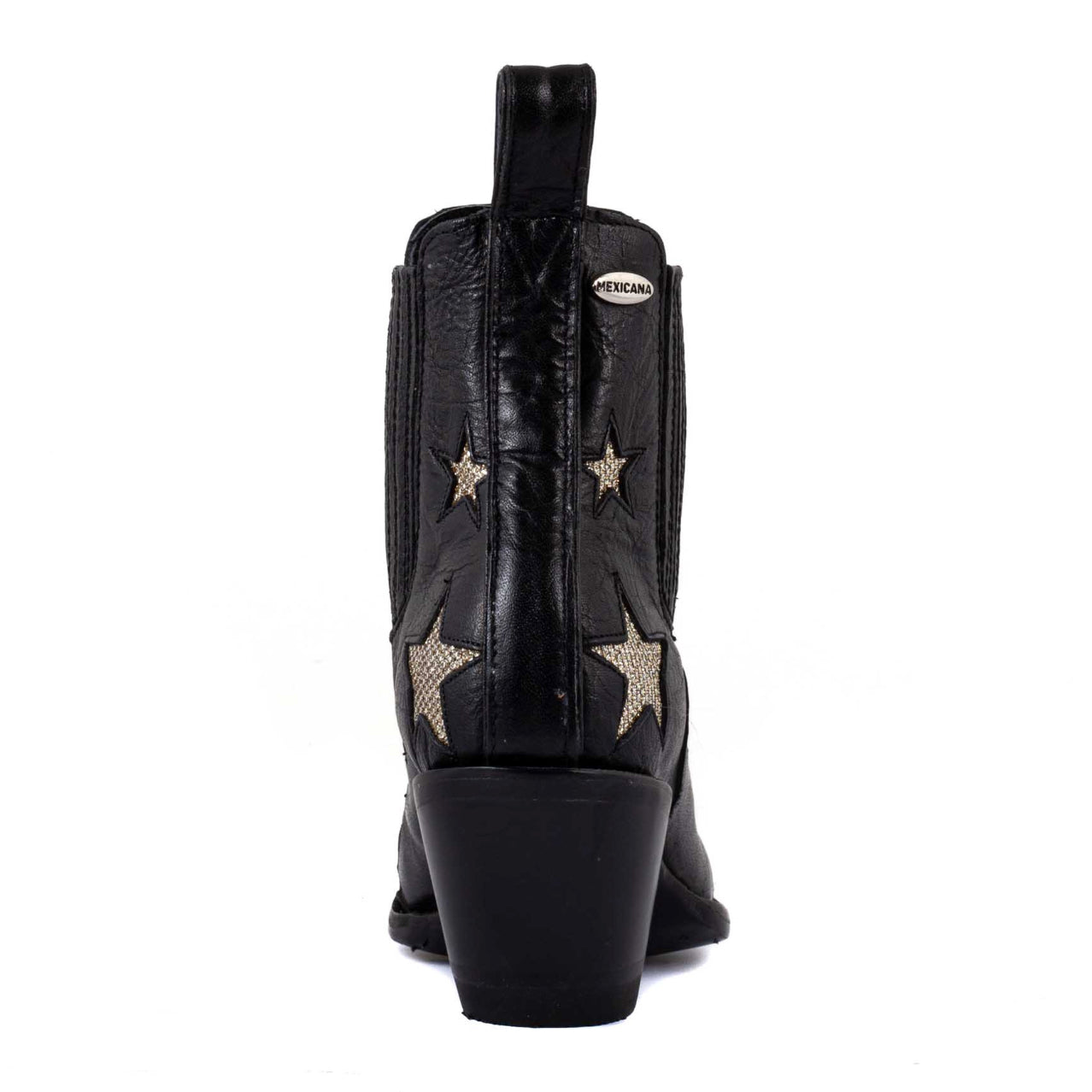 Cowboy Pointed Toe Star Ankle Boots - STARRY KNIGHT Shoes Mexicana