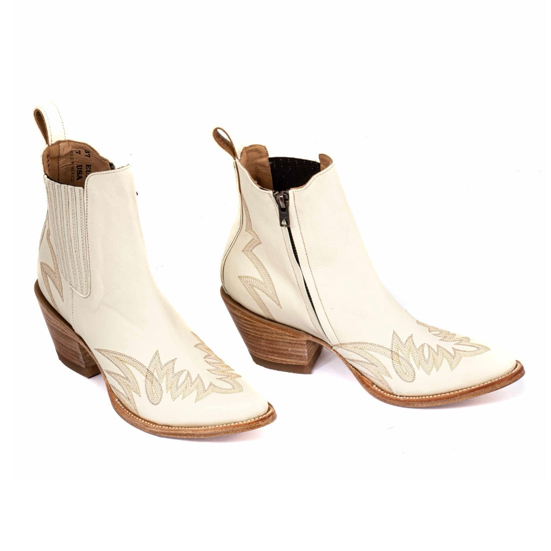 Cowboy Pointed Toe Ankle Boots - BUCKAROO Shoes Mexicana