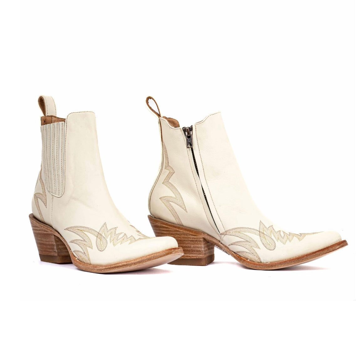 Cowboy Pointed Toe Ankle Boots - BUCKAROO Shoes Mexicana