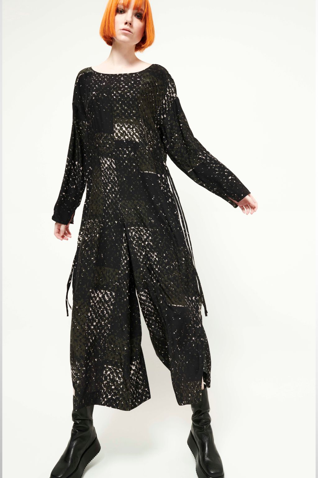 Silk Reversible Easy Jumpsuit - WINSTELLE Jumpsuit General Orient