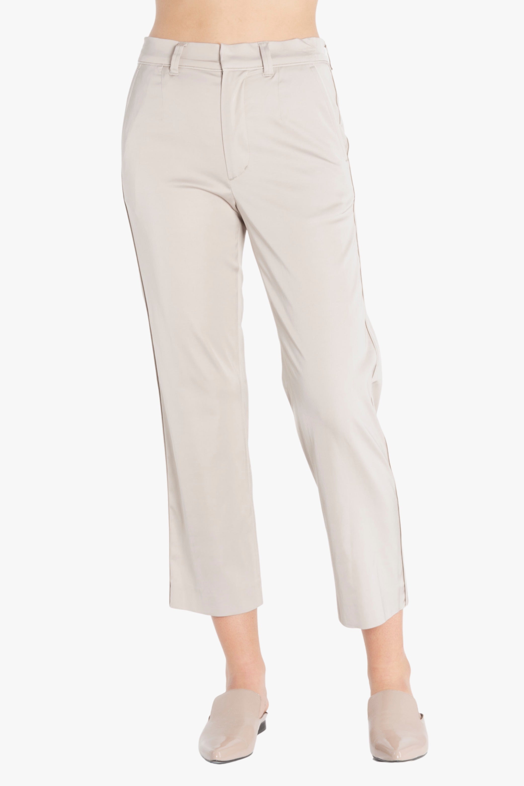 High Power Cupro Cropped Boy Trouser