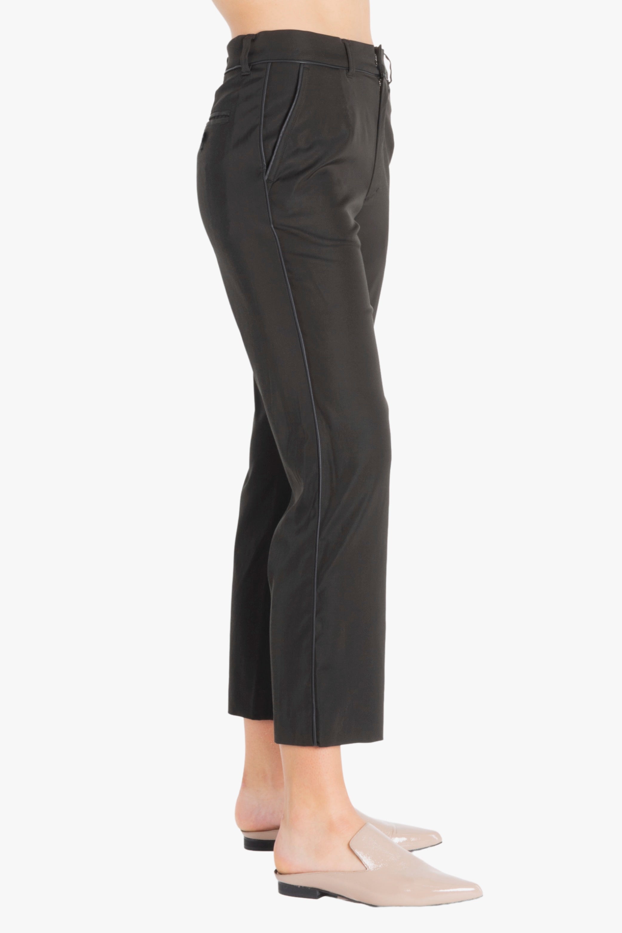 High Power Cupro Cropped Boy Trouser
