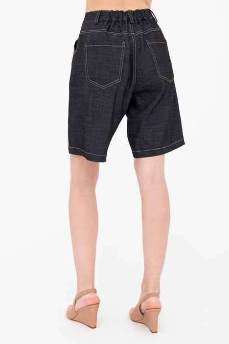 Eco Slub Denim Bermuda Short - BENNETT Pant GENERAL ORIENT