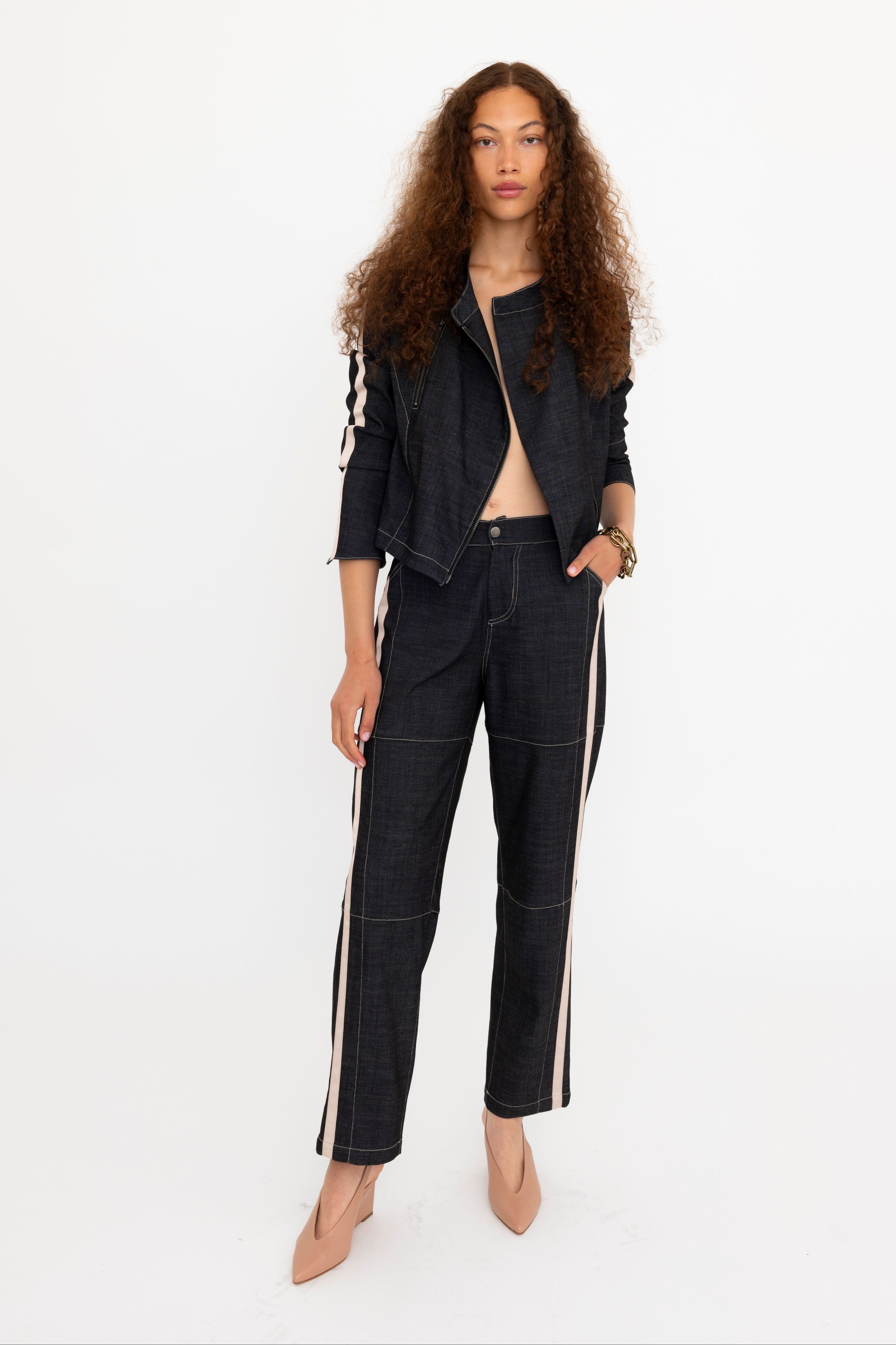 Eco Slub Denim Barrel Pant - BERKELEY