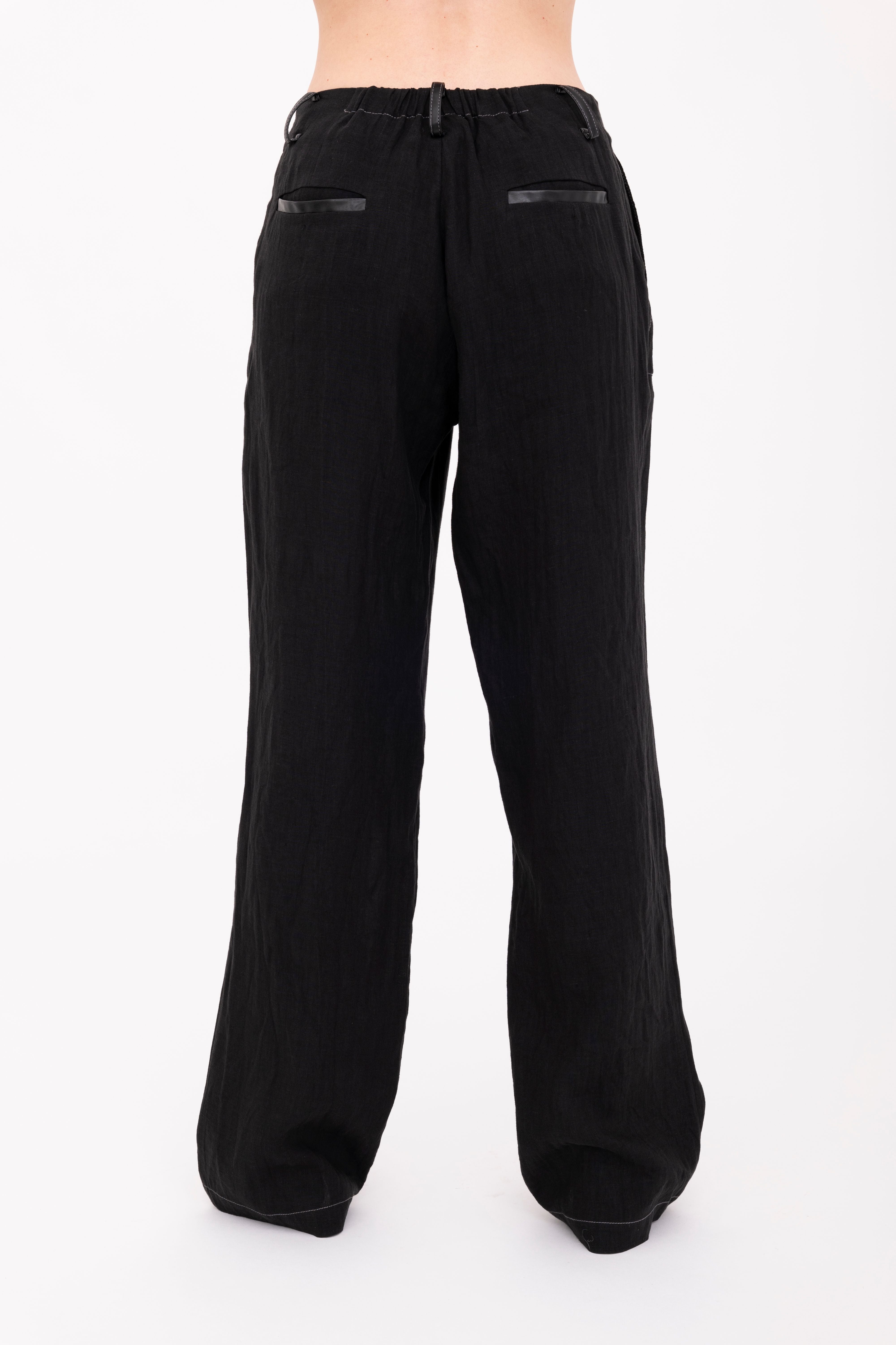 French Linen Relaxed Pants - BARIX Pant GENERAL ORIENT