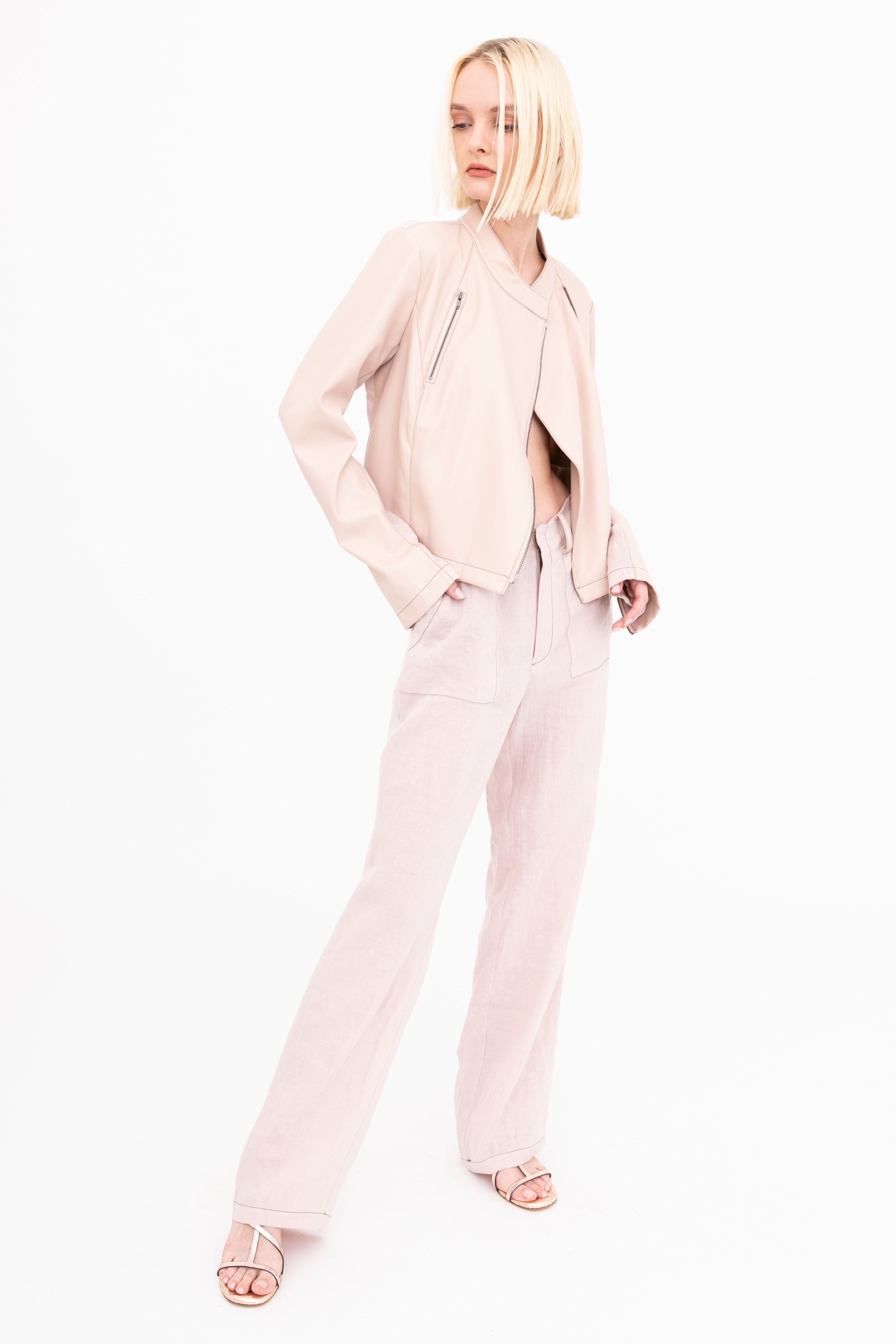 French Linen Relaxed Pants - BARIX Pant GENERAL ORIENT