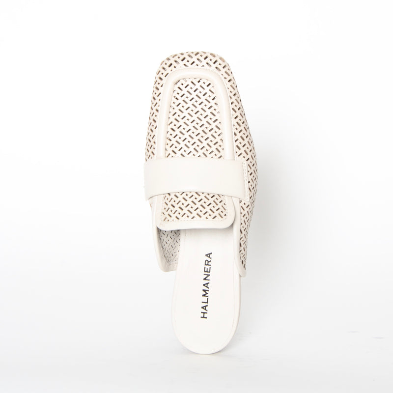 Perforated Flat Loafer Shoes Halmanera   
