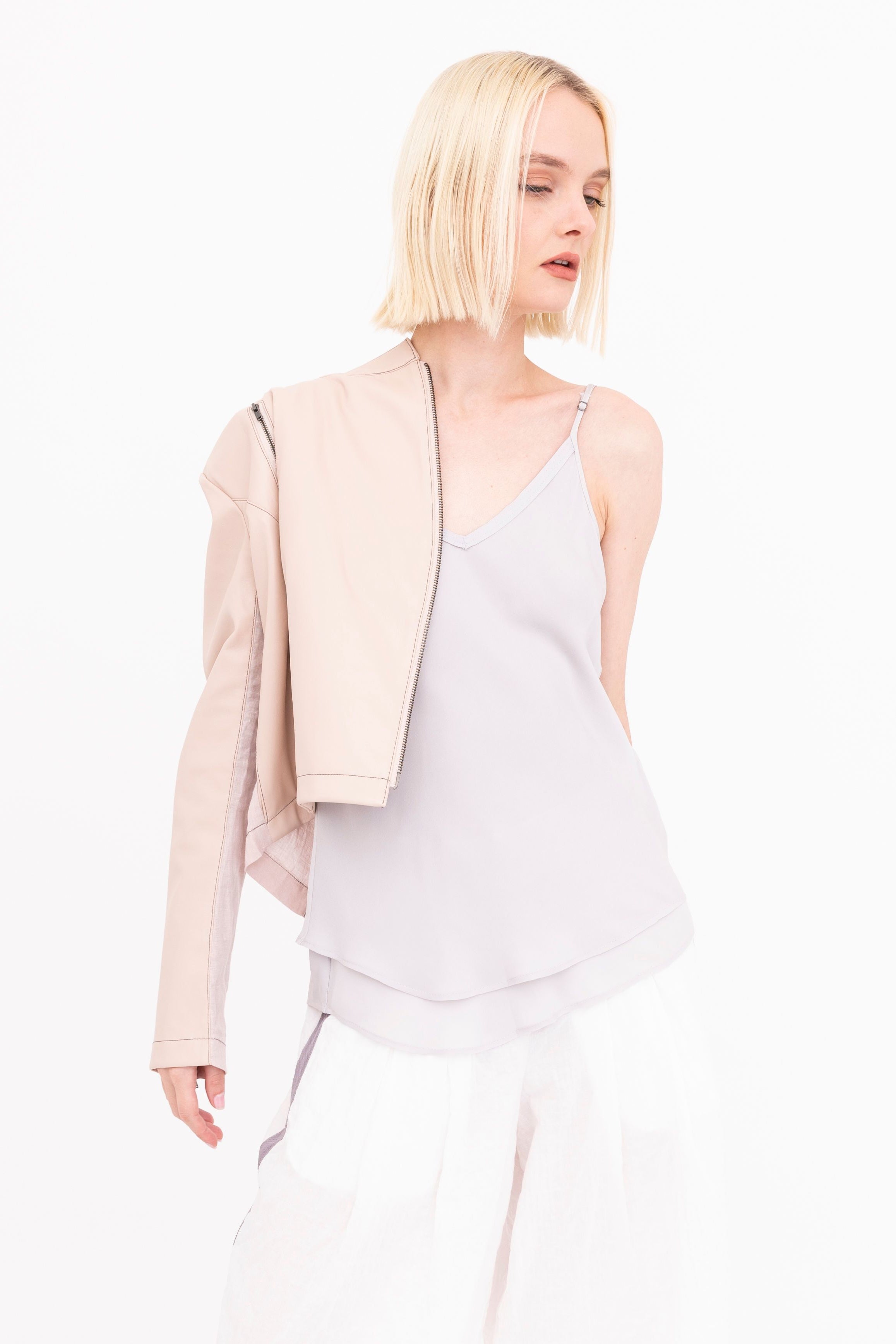 Silk Georgette Bias Double Layered Camisole - BELLE Top GENERAL ORIENT