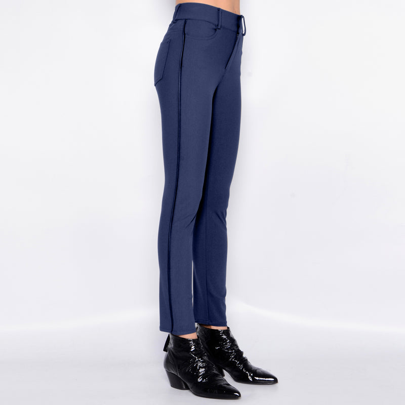Tech Stretch Jeans w/ Leather Piping - QUINLEY F3 Pant STYLEM   