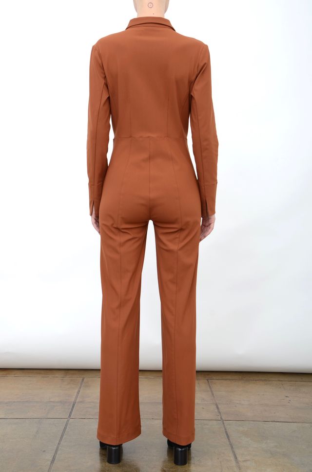 Tech Stretch Zip Up Utility Jumpsuit - AUDREY Jumpsuit General Orient