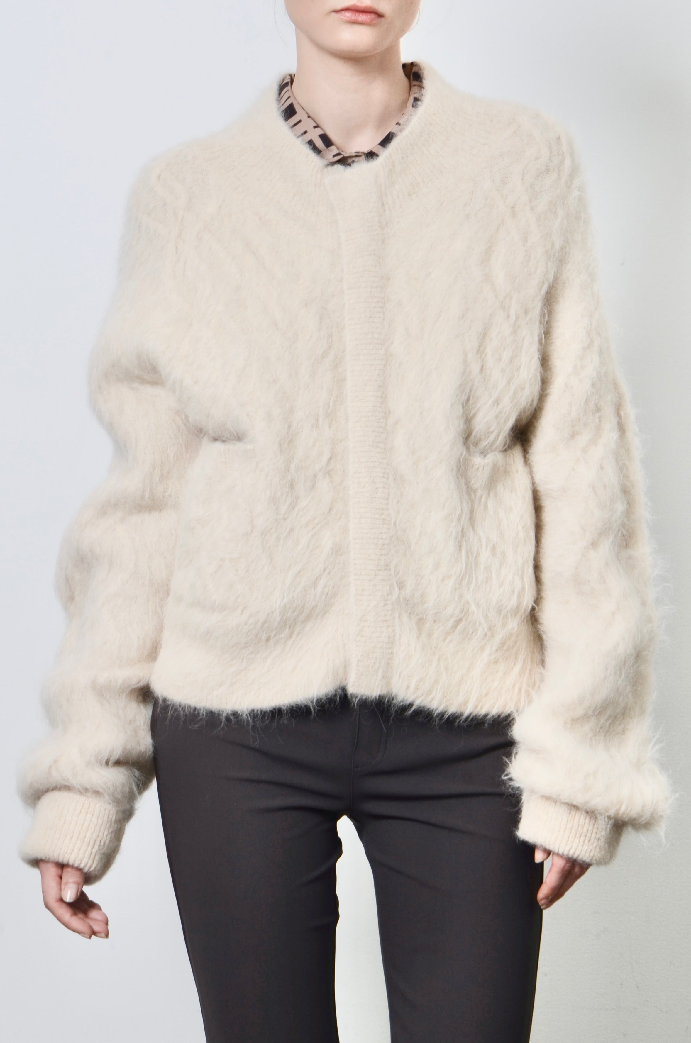 Alpaca Cable Zip Jacket - SPENCER Jacket STYLEM