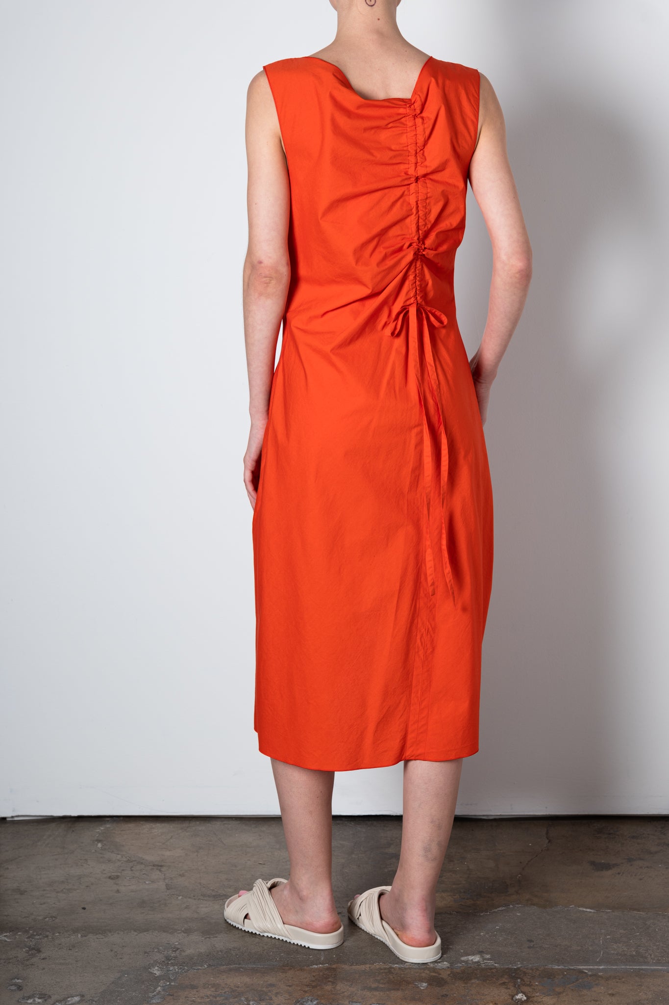 Organic Cotton Bias Dress w/ Drawstrings - UMA Dress STYLEM