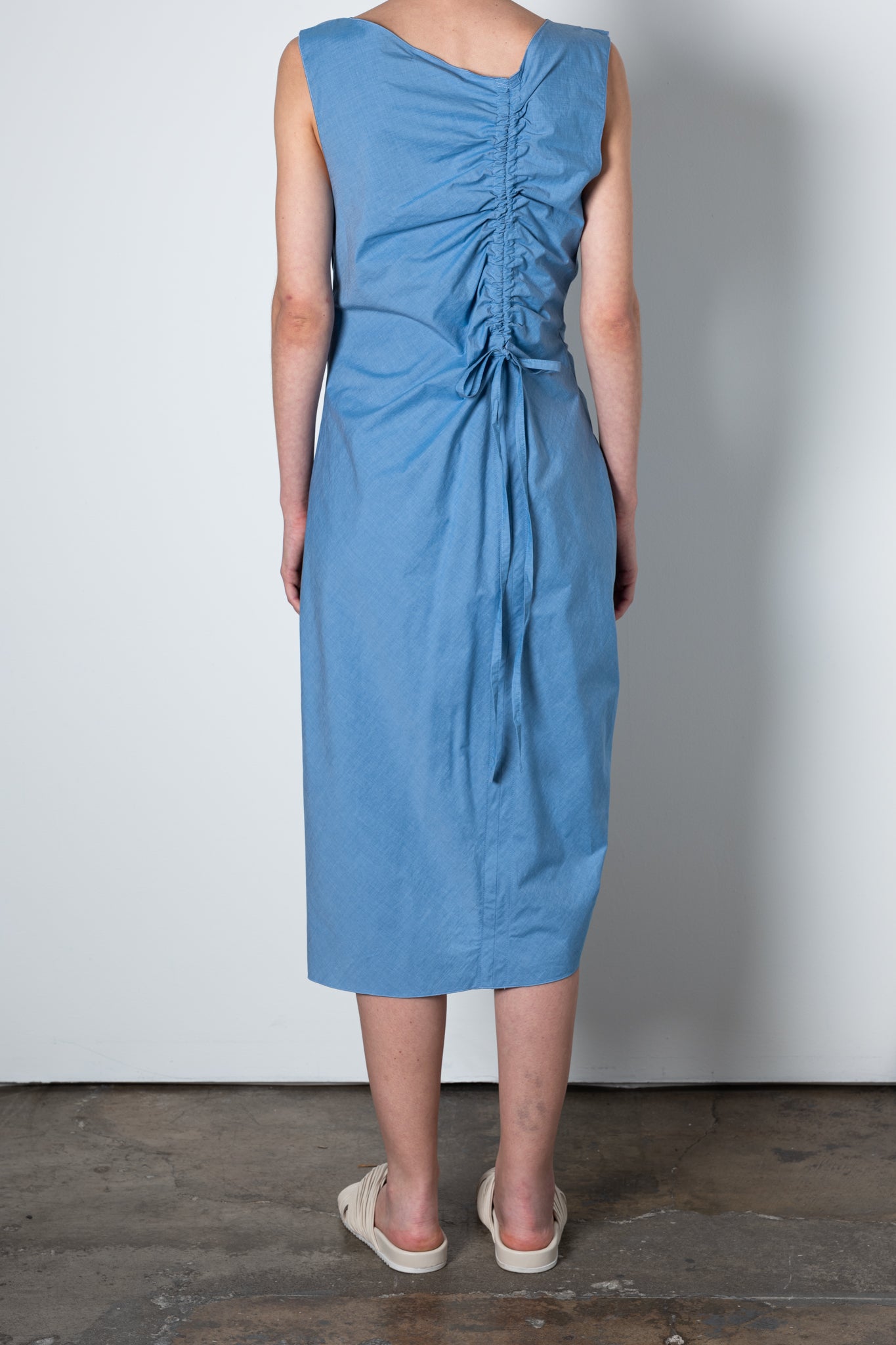 Organic Cotton Bias Dress w/ Drawstrings - UMA Dress STYLEM