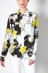 Silk Shirt With Wrap Snap - URSALA SP3 Shirt General Orient Garden Print P 