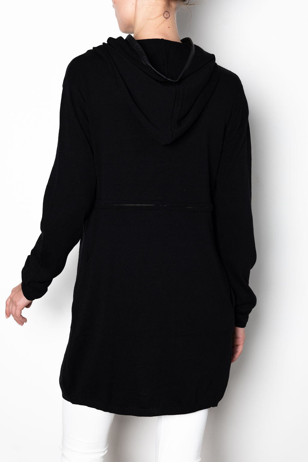 Cotton Sweater Hooded Zip Off Cardigan - WILLOUGHBY Sweater STYLEM