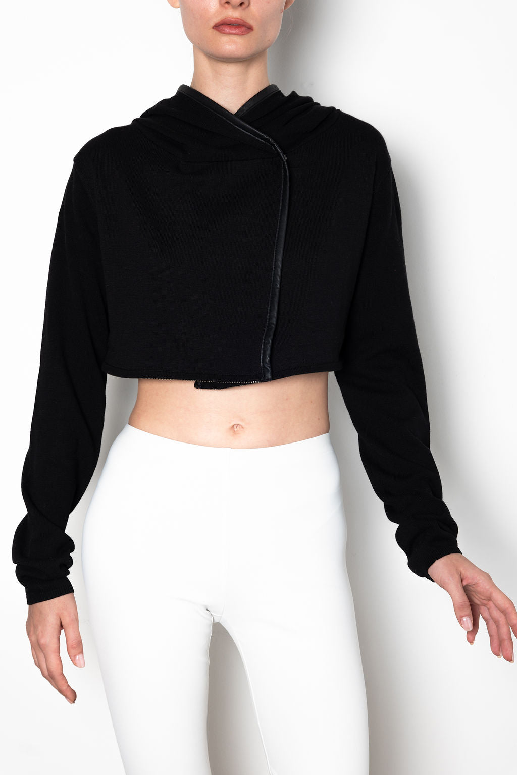 Cotton Sweater Hooded Zip Off Cardigan - WILLOUGHBY Sweater STYLEM