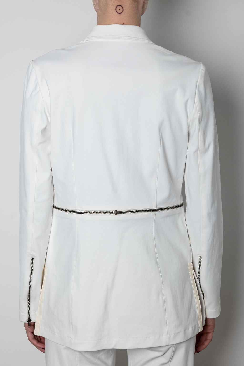 Tech Stretch Shawl Collar Zip Off Blazer - THUNDRA Coat STYLEM