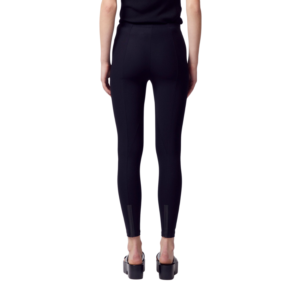 Tech Stretch Leggings w/ Leather Trim - ITAL CORE Pant STYLEM