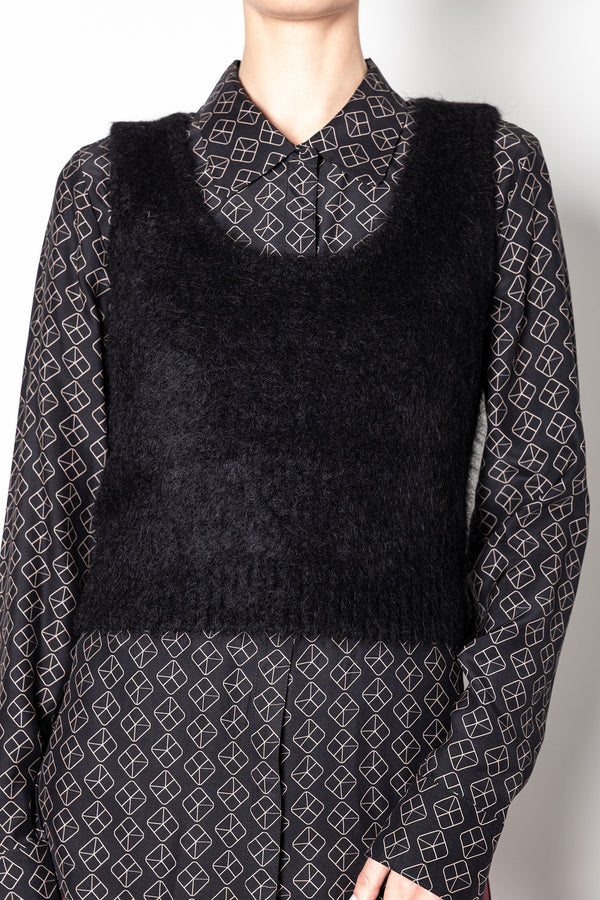 Alpaca Tank Top - TESSA Sweater STYLEM Black P 