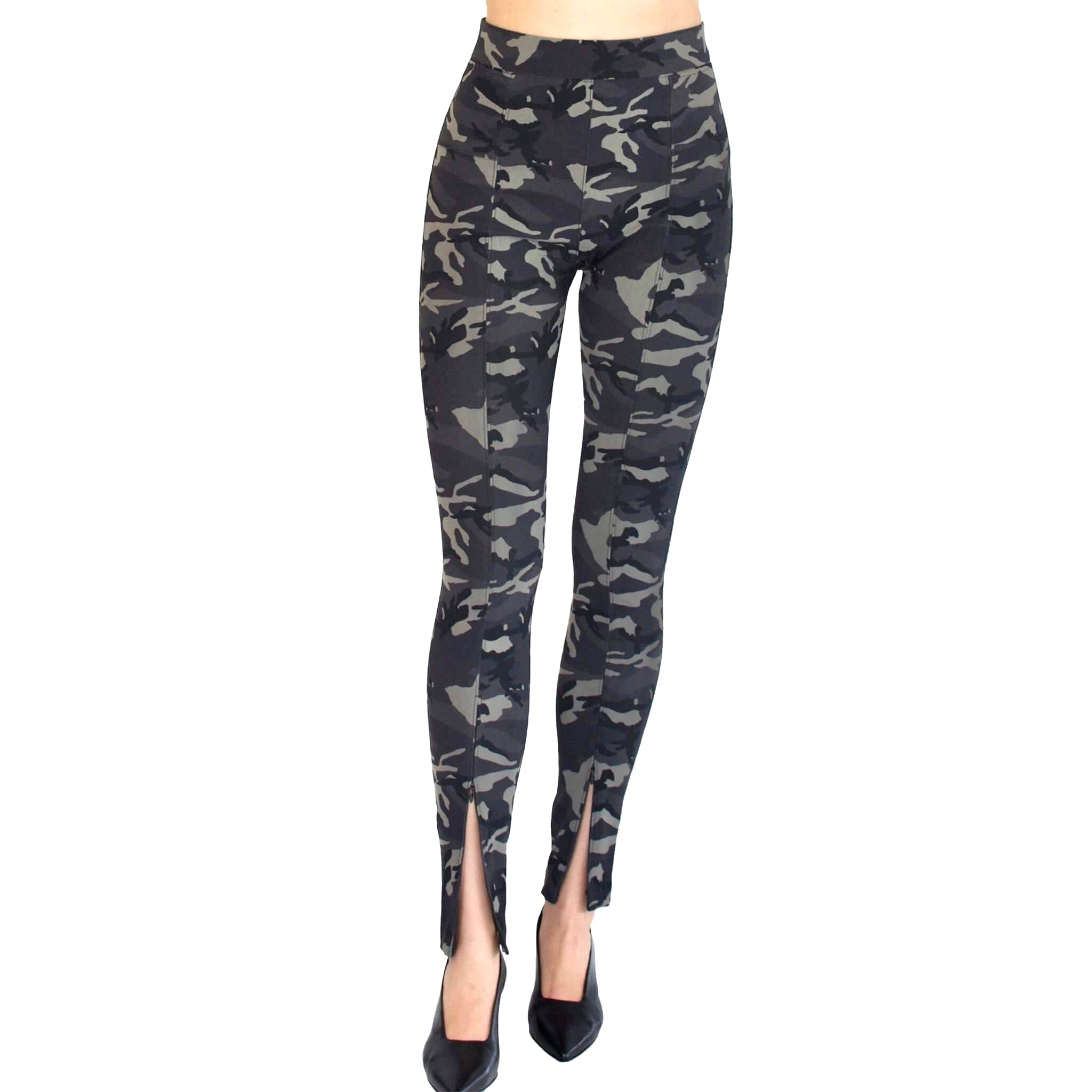 Tech Stretch Legging With Front Zipper - SITAR Pant Elaine Kim Camouflage P