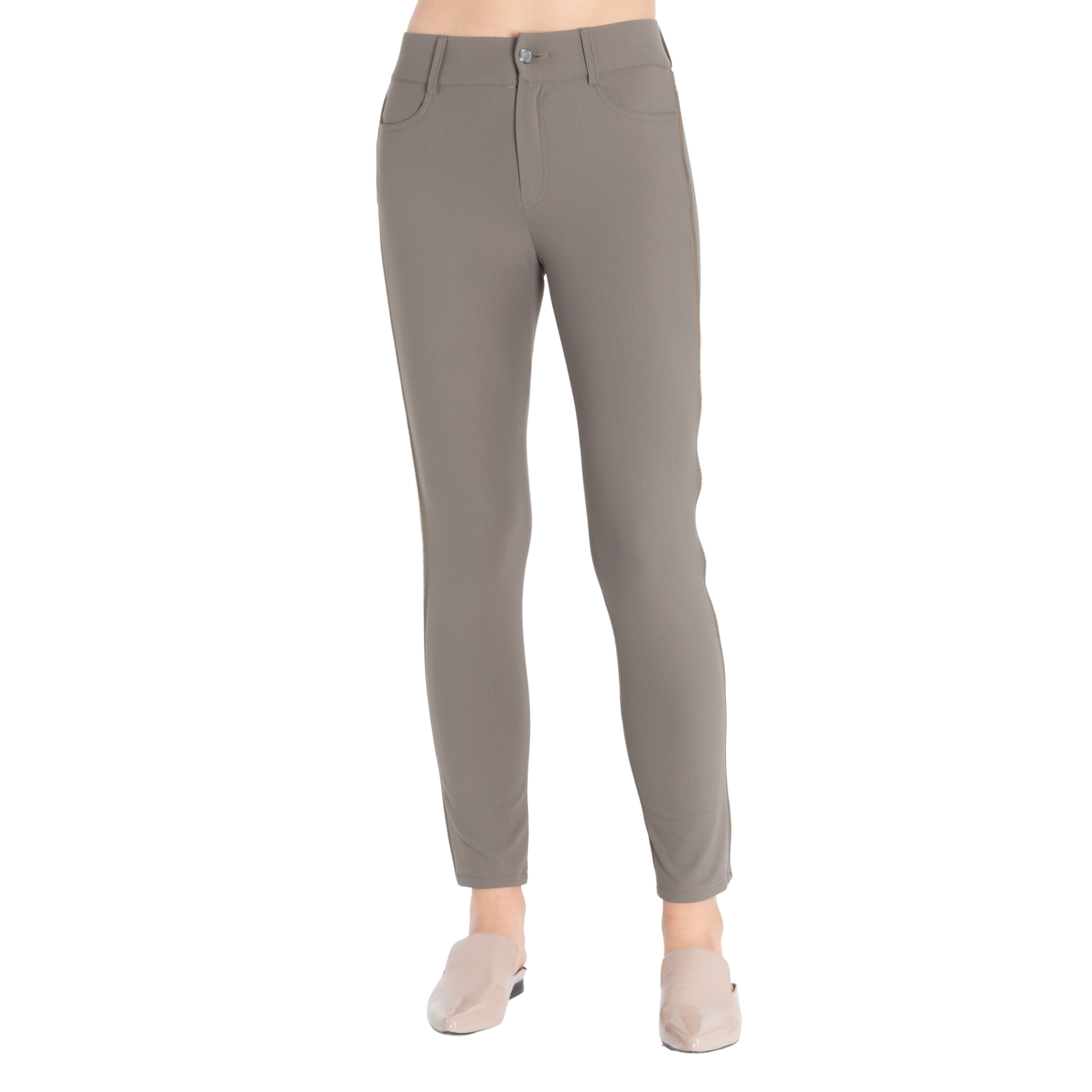 Tech Stretch Jean Pant with Side Zipper Trim - STANLEY Pant STYLEM Seagrass P