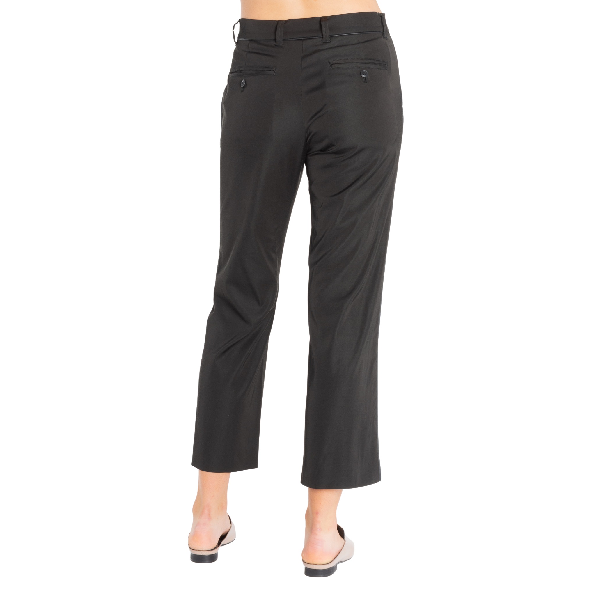 High Power Cupro Cropped Boy Trouser -TARIKA SP22 Pant STYLEM