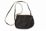 Leather Crossbody Bag - ODELIA Bag Elaine Kim Distressed Black  