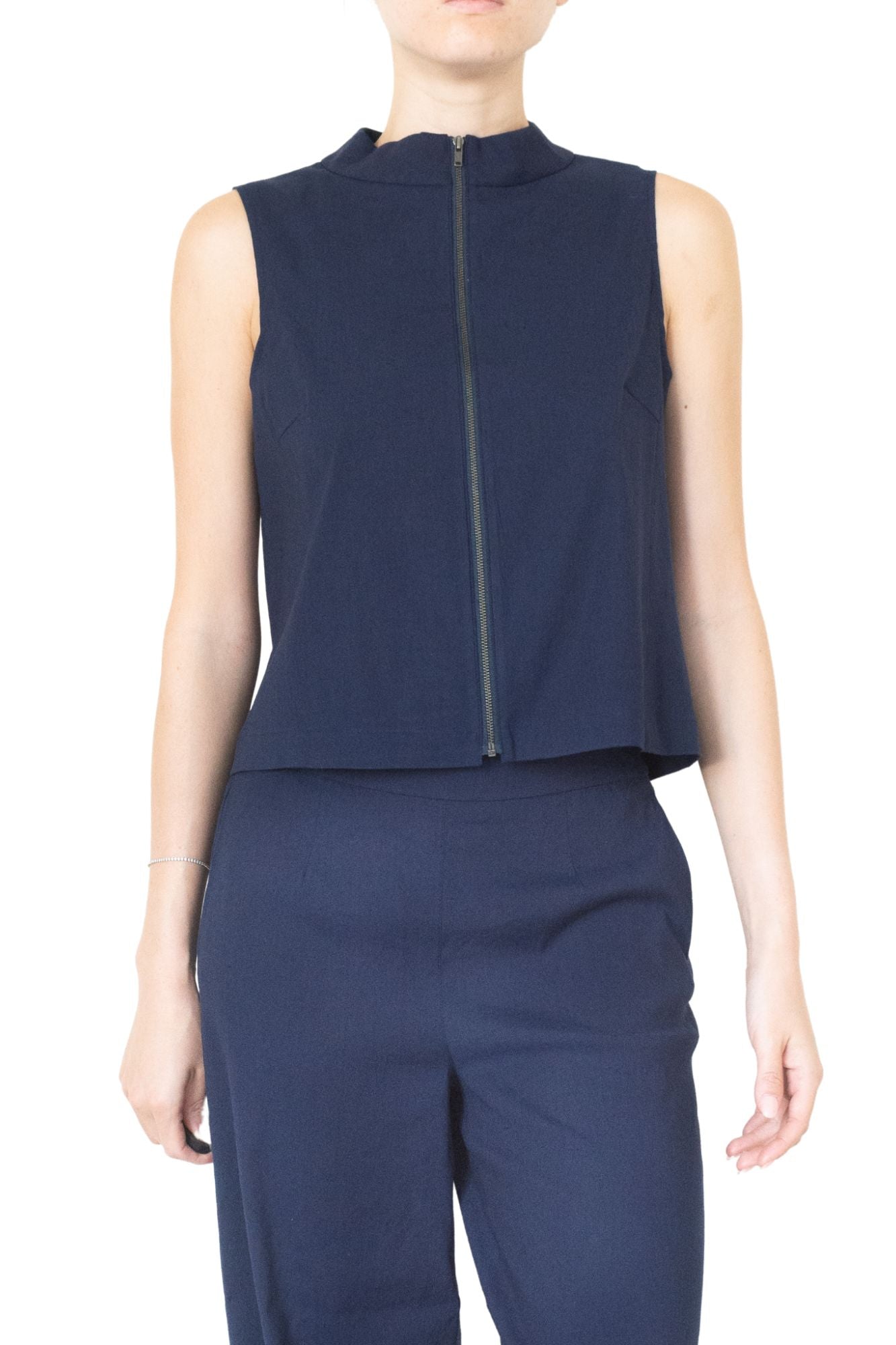 Stretch Linen Vest - STORMIO Vest STYLEM