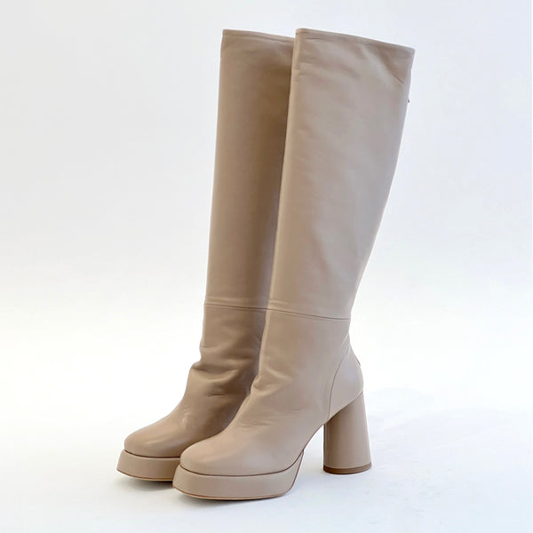 Platform Knee High Boots Shoes Halmanera   