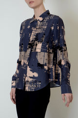 Silk Shirt With Wrap Snap - URSALA FALL Shirt General Orient   