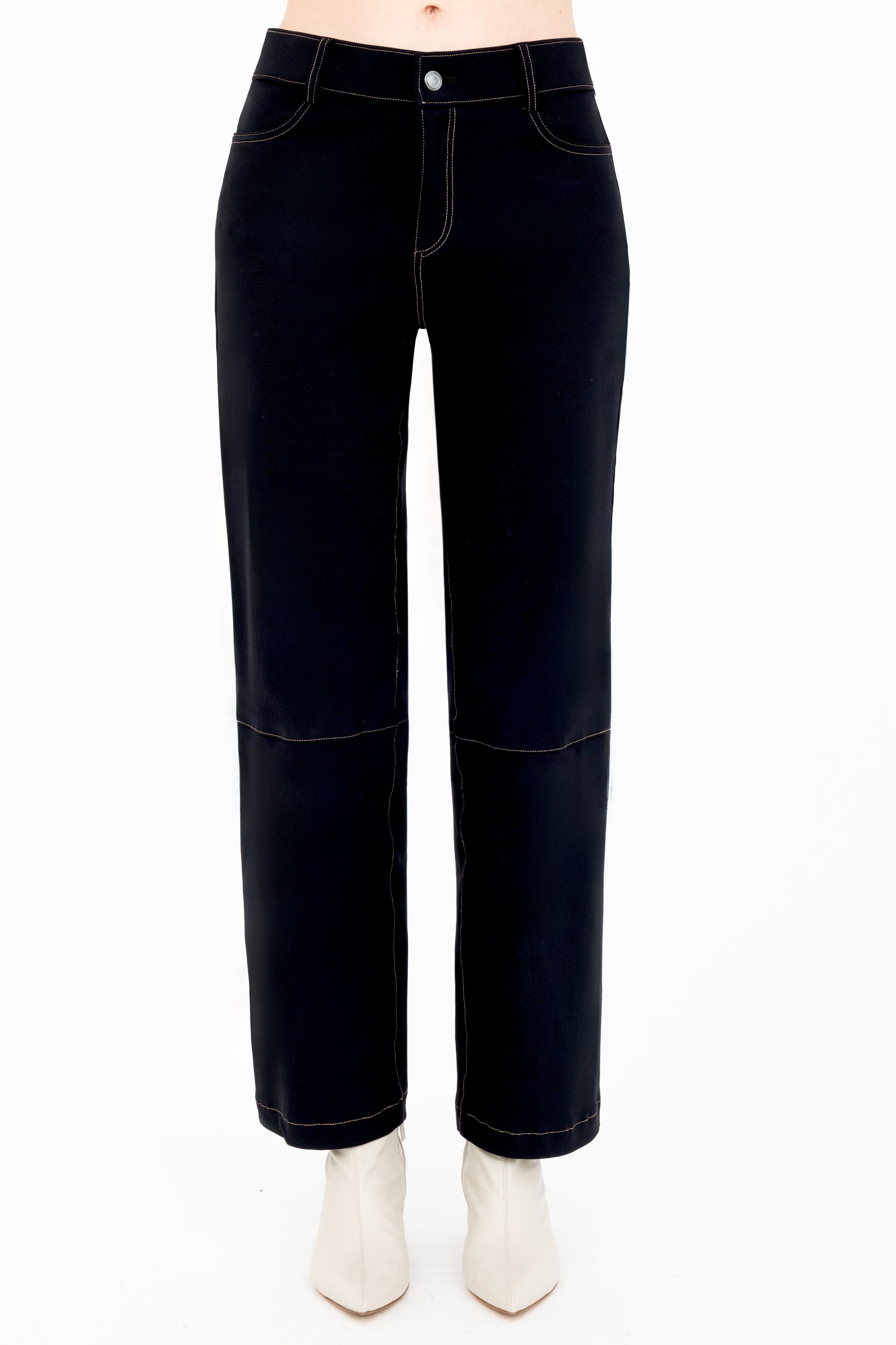 Tech Stretch Relaxed Jean Pant with Denim Contrast Stitching - ASHER Pant STYLEM
