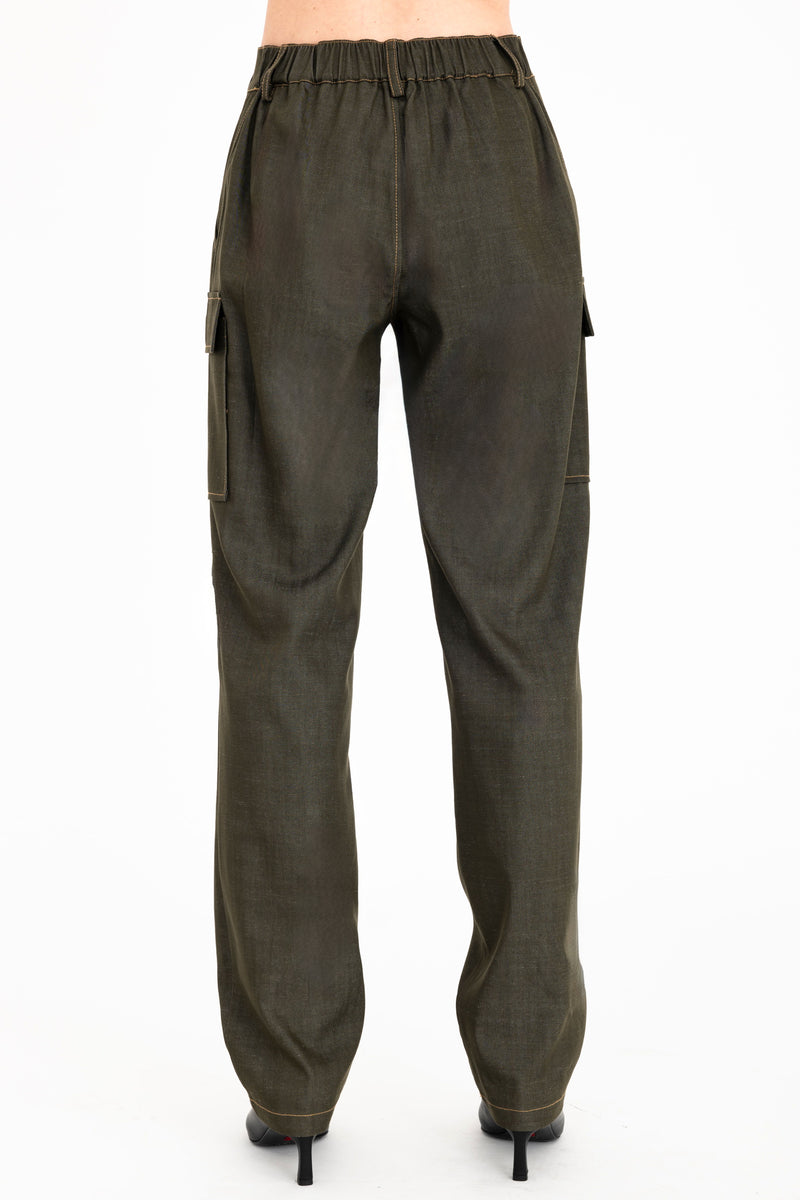 Eco Twill Denim Cargo Pant - CAMDEN Pant General Orient